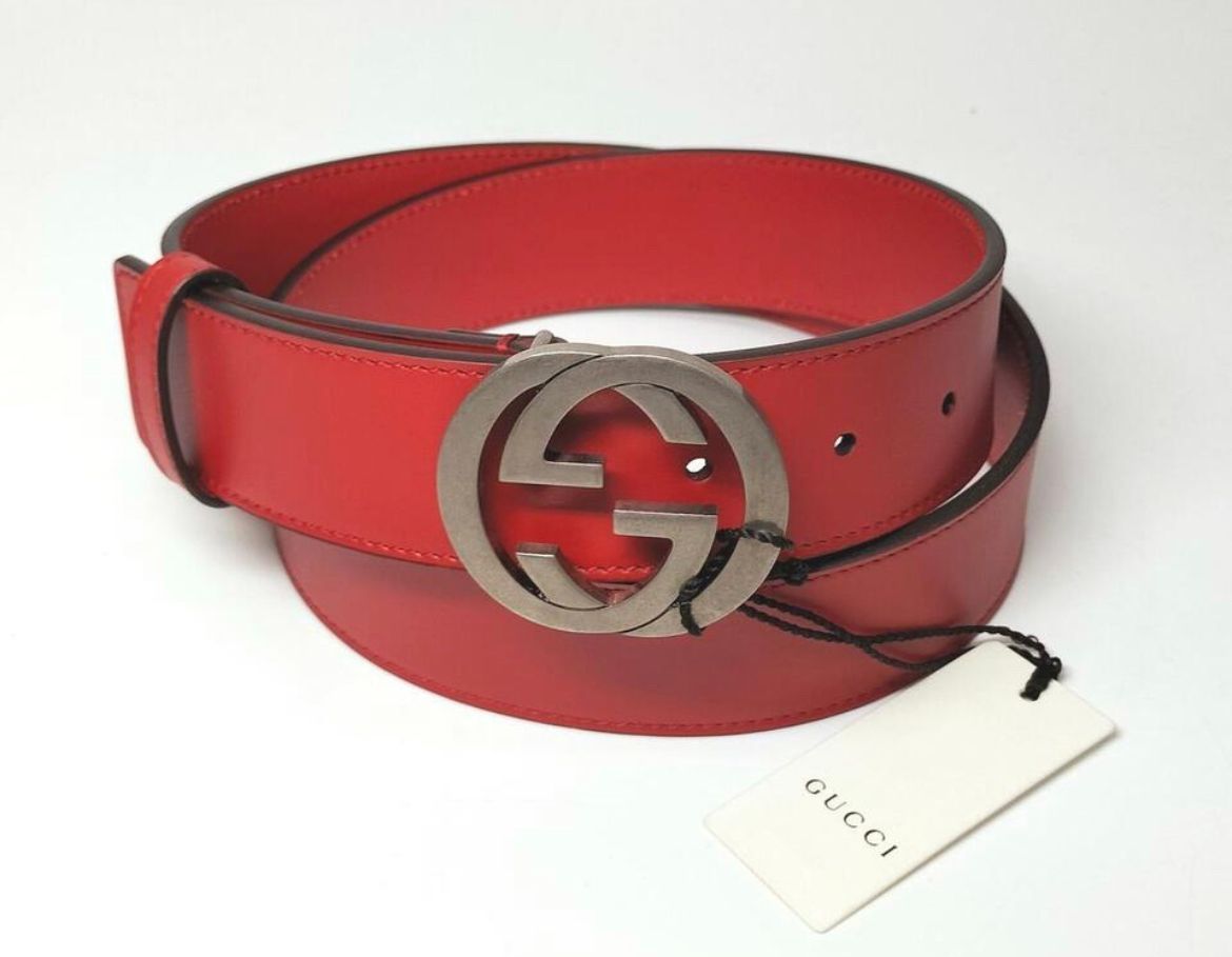 Red gucci belt on sale