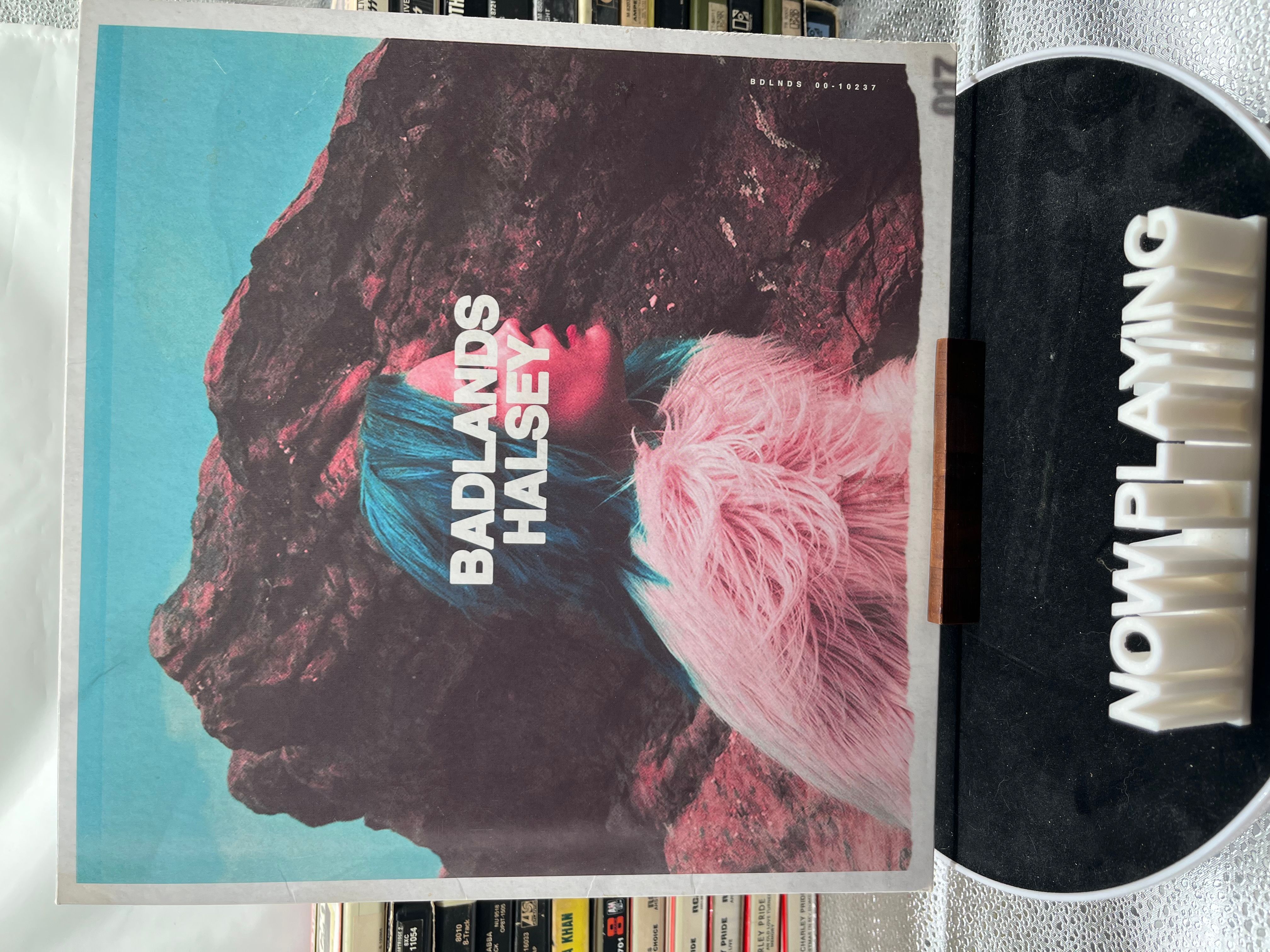 HALSEY - BADLANDS ( Astralwerks Ltd Blue Wax Electro Pop NM