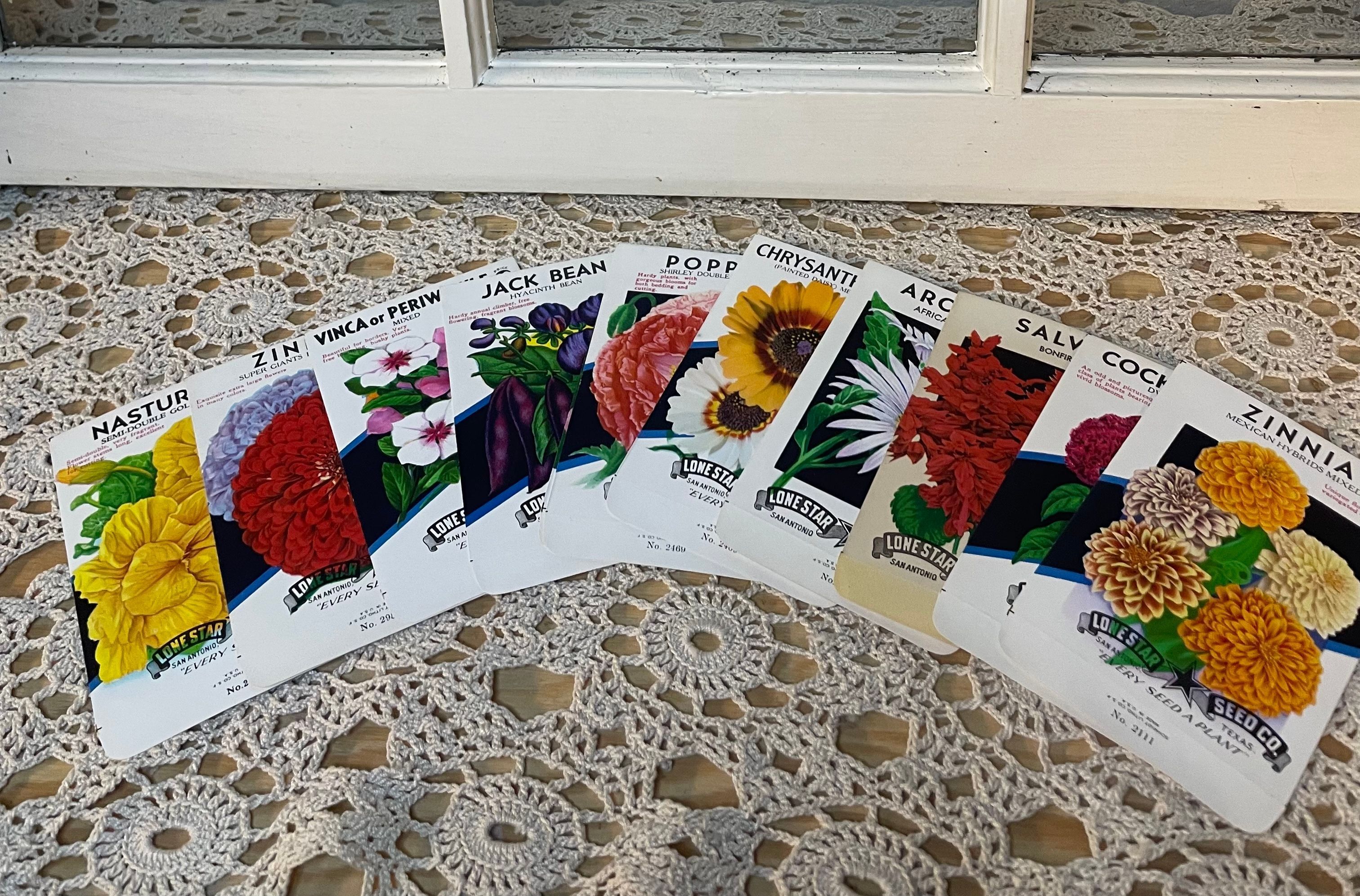 2 Vintage Seed Packets (Random) · Whatnot: Shop, Sell, Connect