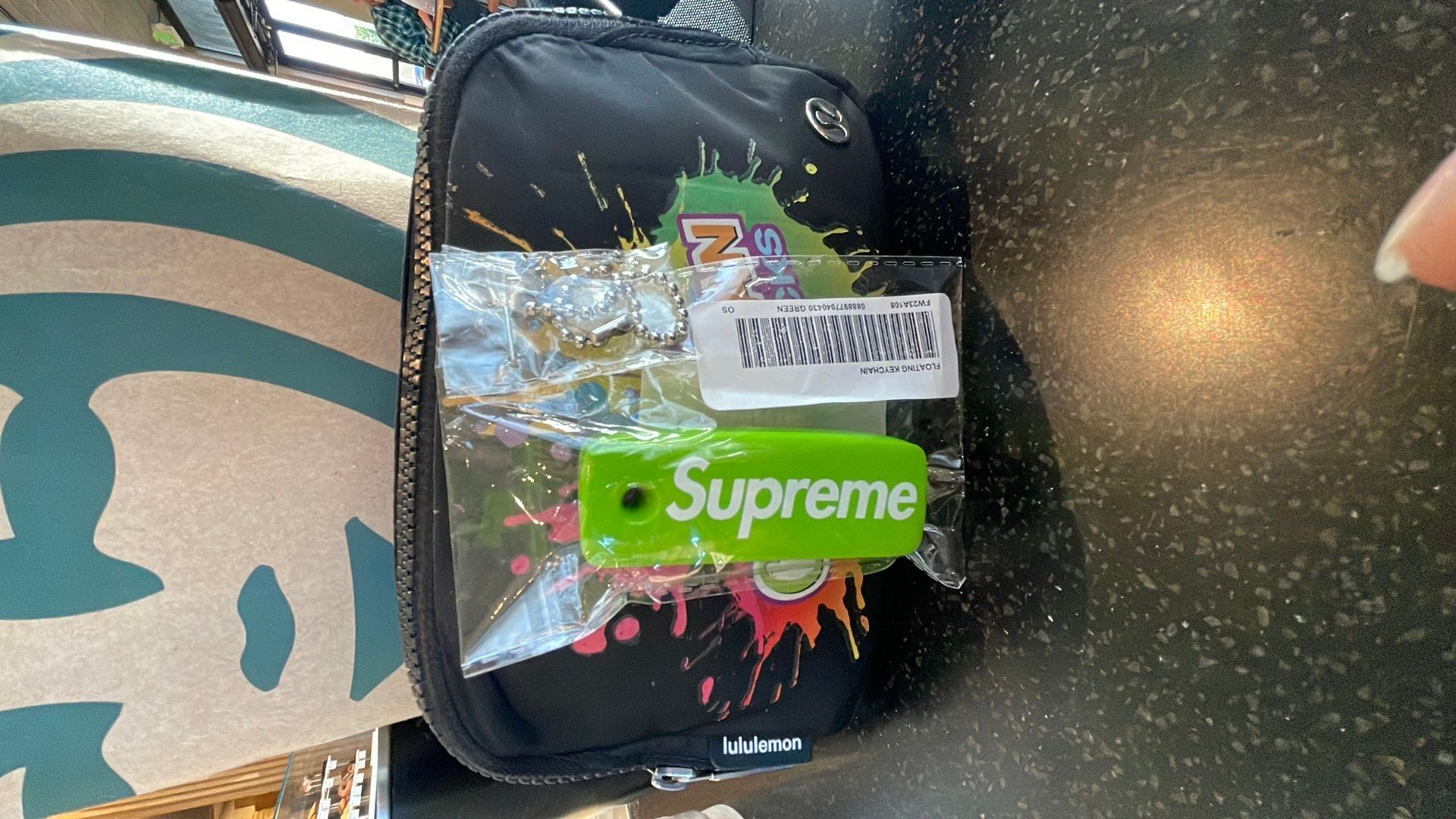 Supreme Floating Keychain - Green · Whatnot: Shop, Sell, Connect