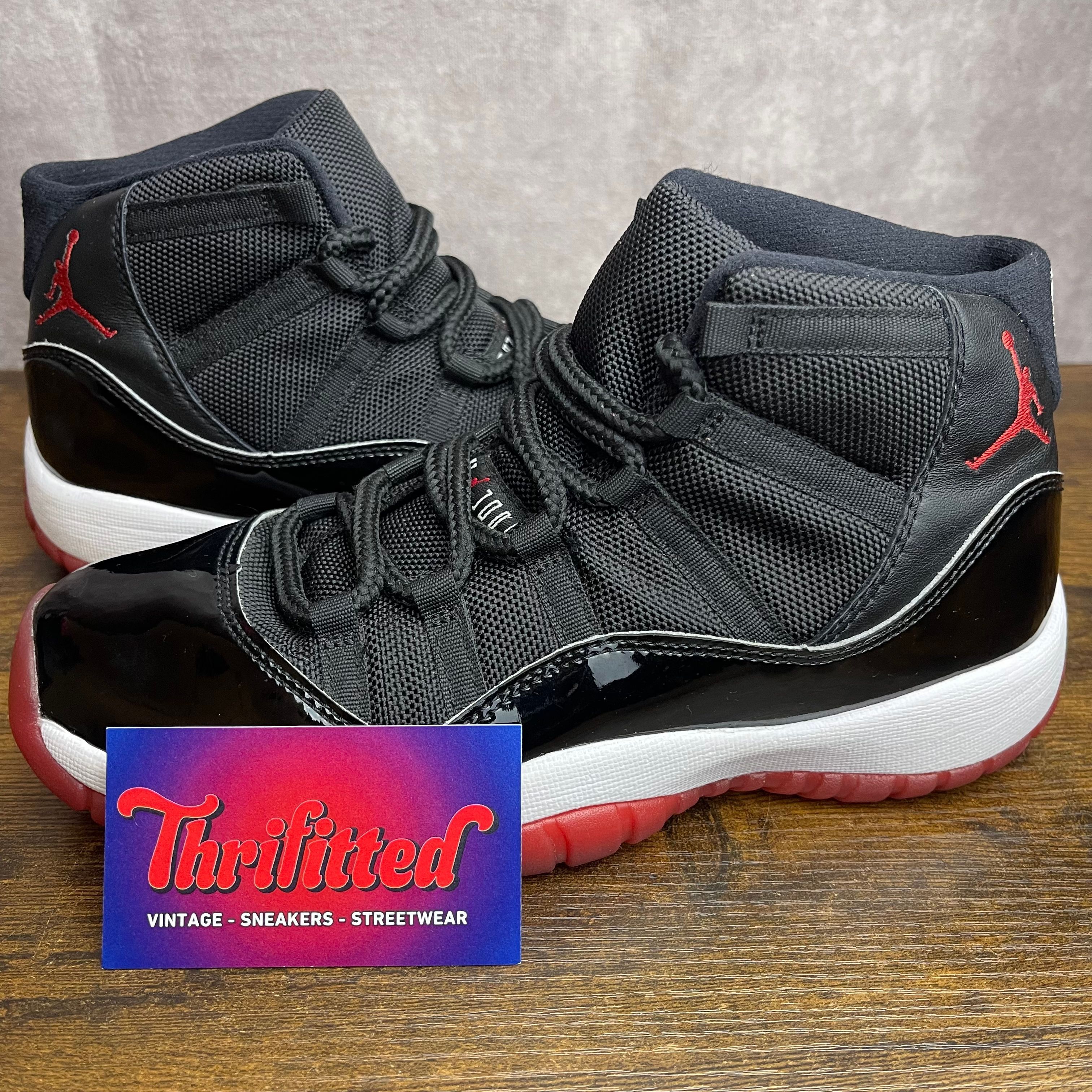 Nike Air Jordan 11 Retro Playoffs Bred Size hotsell 1Y 378038-061 GS Youth 2019.