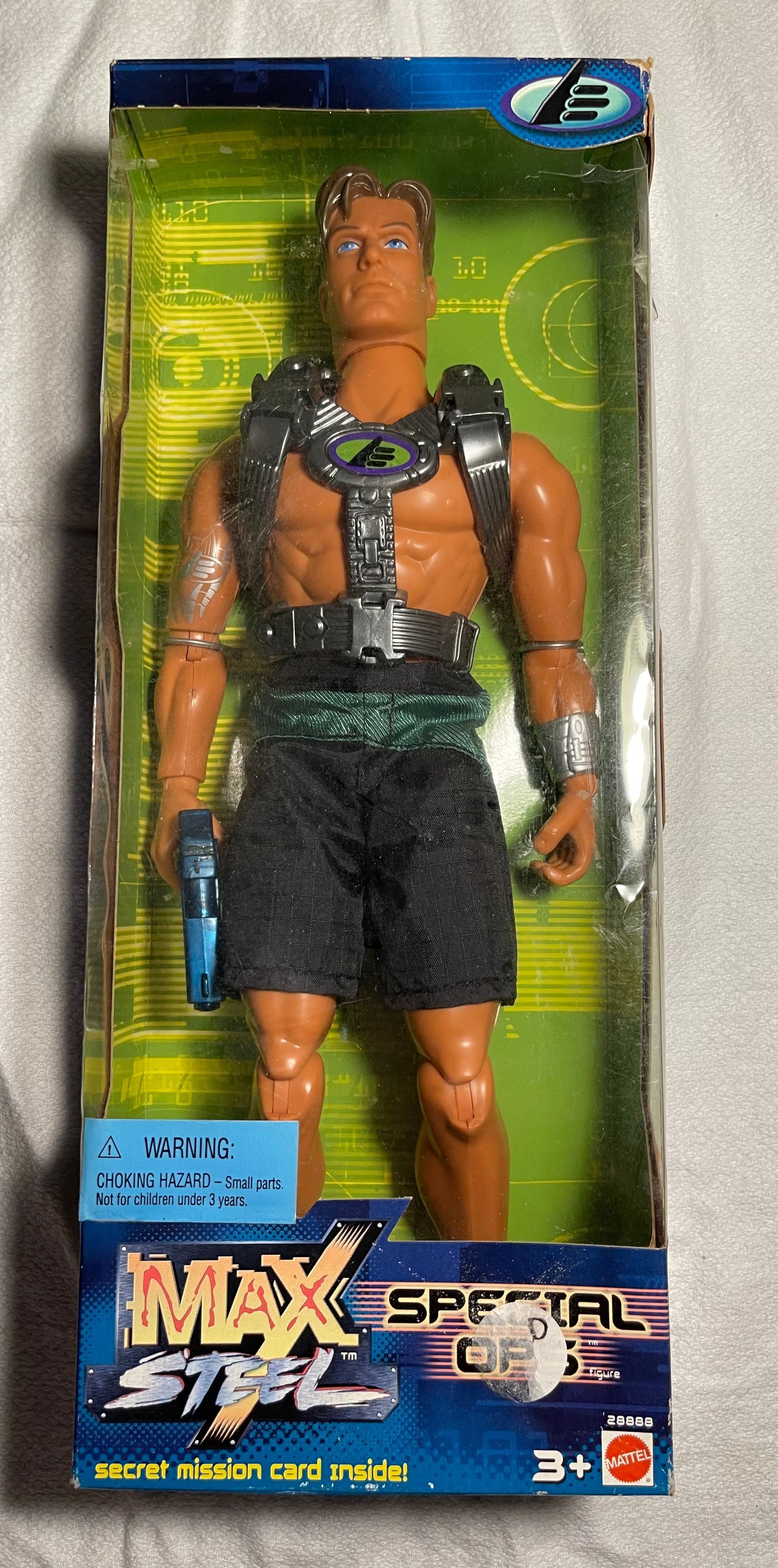 Max Steel Special Ops Action Figure Doll Mattel 2000 · Whatnot