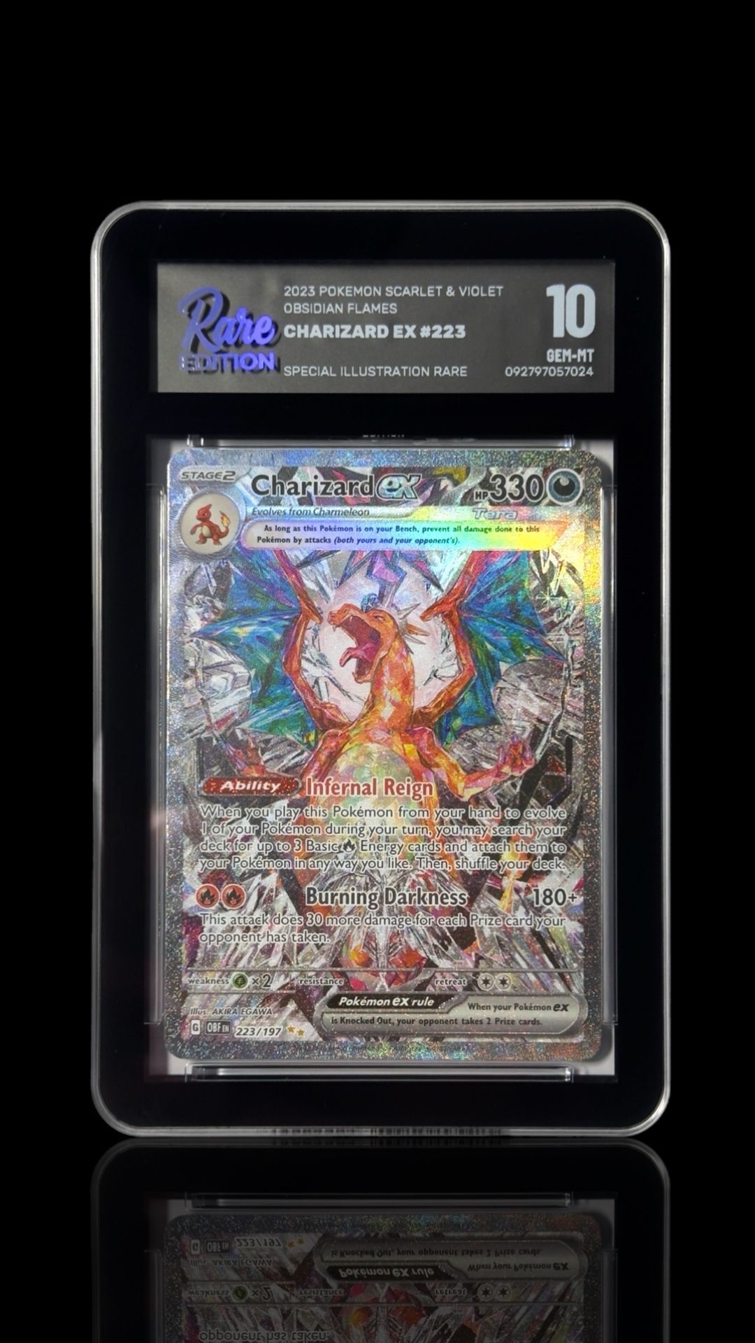 Charizard ex 2023 Pokmon Obsidian Flames 223/197 Special Illustration Rare  RARE EDITION GRADING G  Whatnot: Shop, Sell, Connect