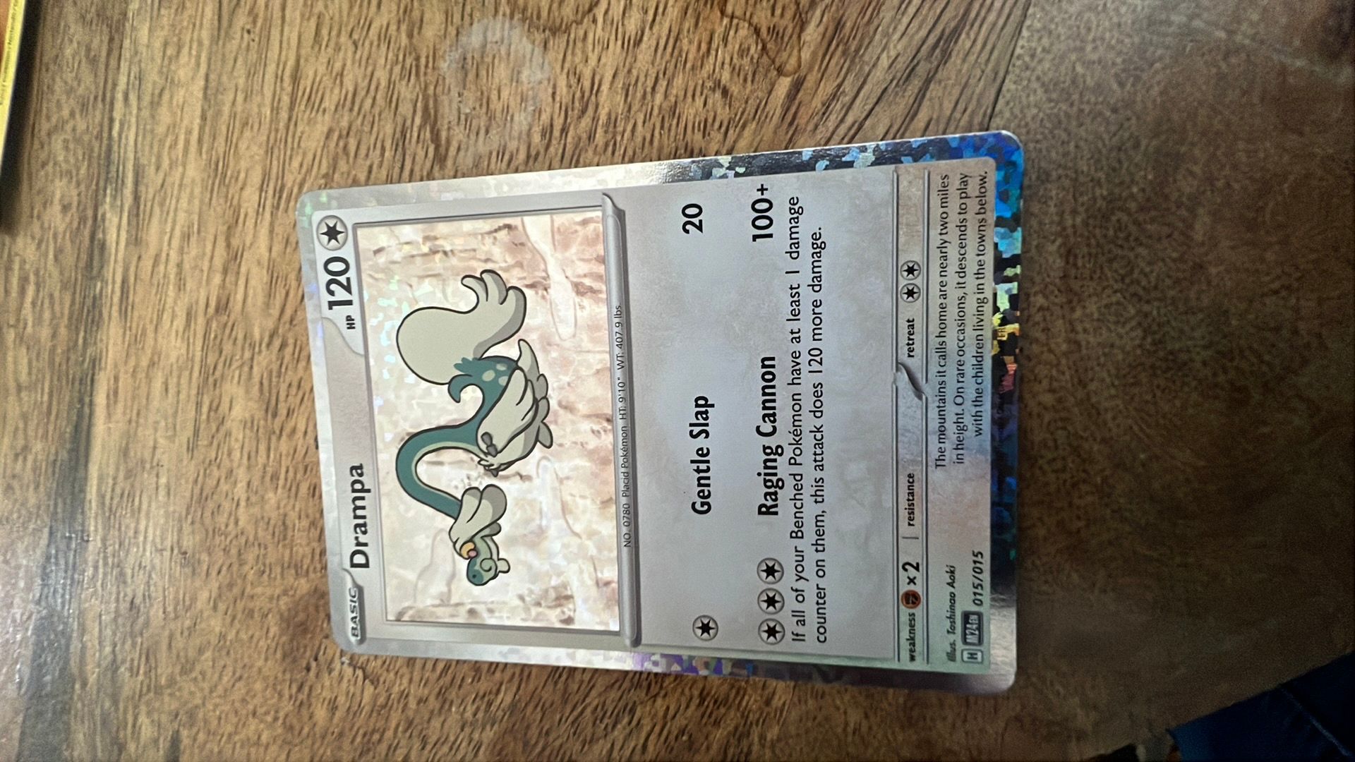 drampa pokemon card mcdonald's Charizard Pokemon Card Credit Card Skin – Anime Town Creations main image 0