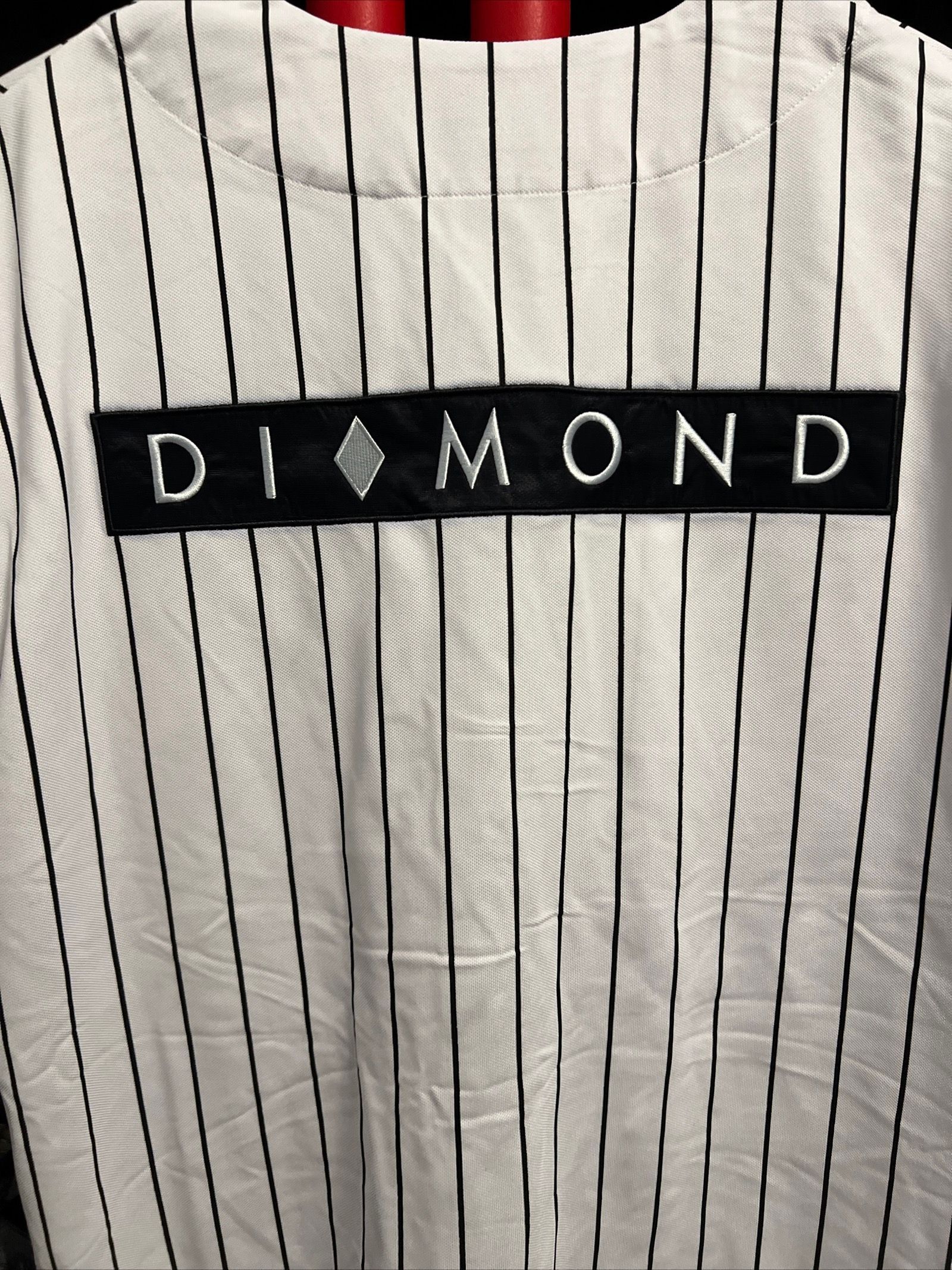 Diamond Supply Co L Baseball Jersey black/diamond sale blue MINT