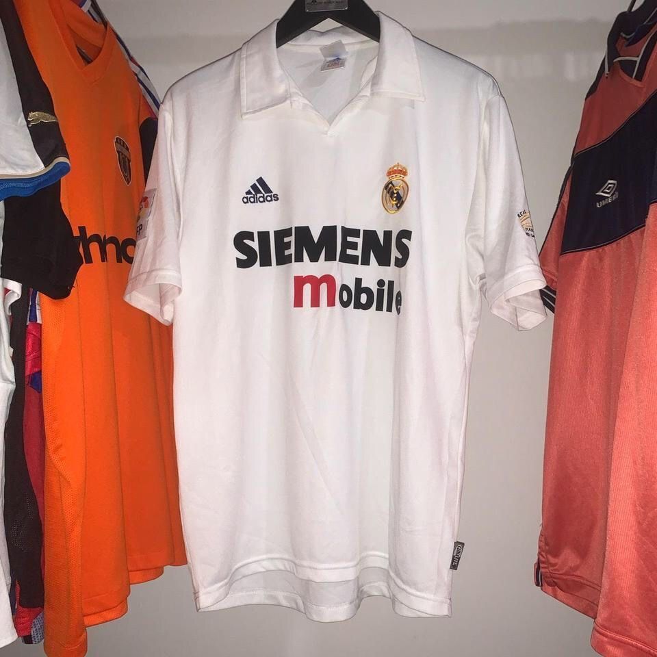 Real Madrid 2002/03 Adidas Home Football Shirt Medium 156653