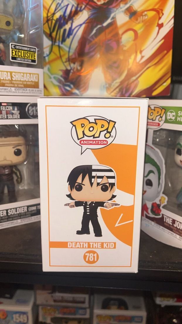 Funko SOUL EATER DEATH THE KID フィギュア 781 Death the kid Soul Eater #781 Funko pop! vinyl RARE VAULTED