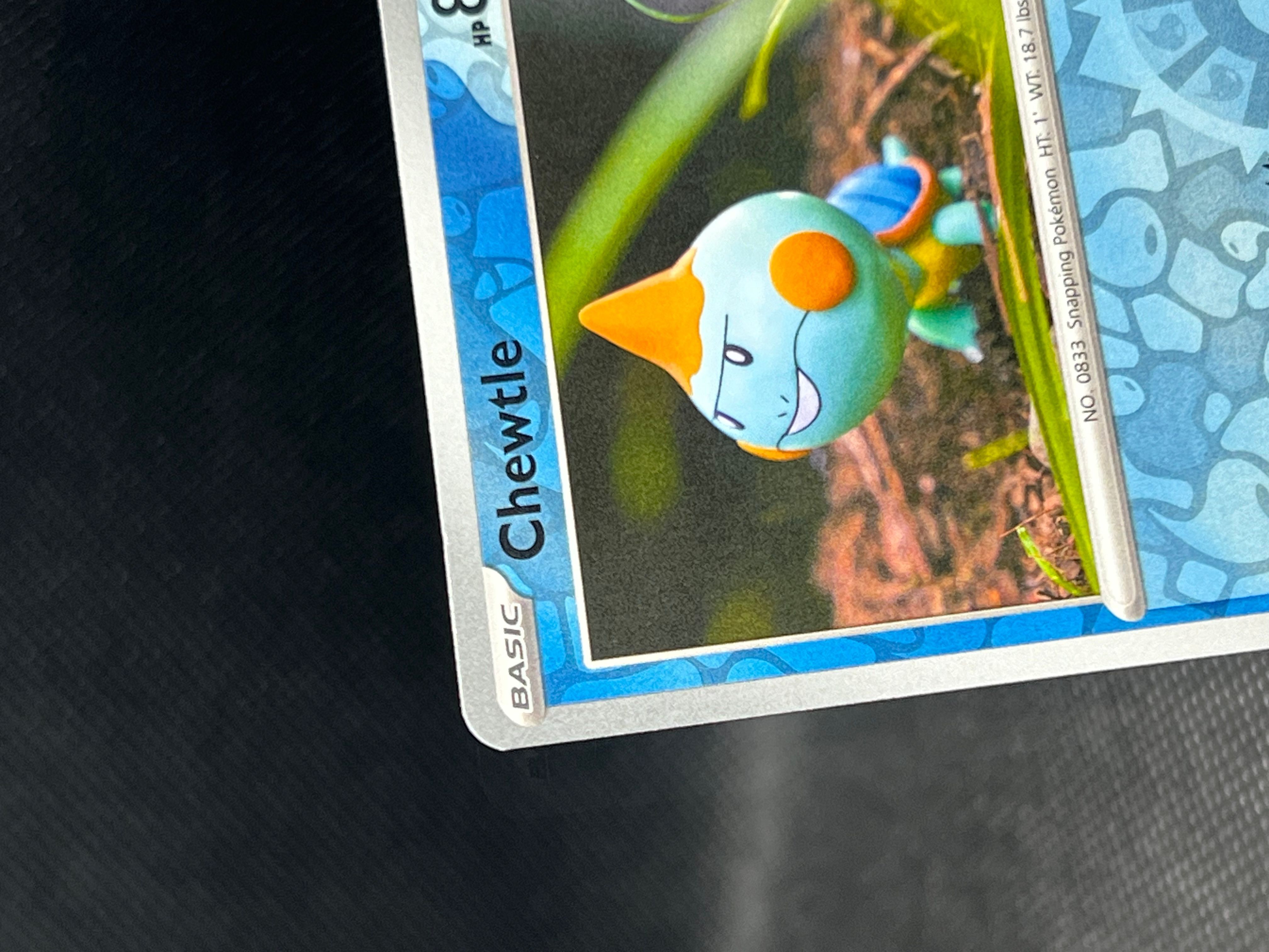 chewtle pokemon card Khélocrok (Chewtle) SV028 Glittering Shiny - Ultraboost X Epée et Bouclier  4.5 Destinées Radieuses main image 1