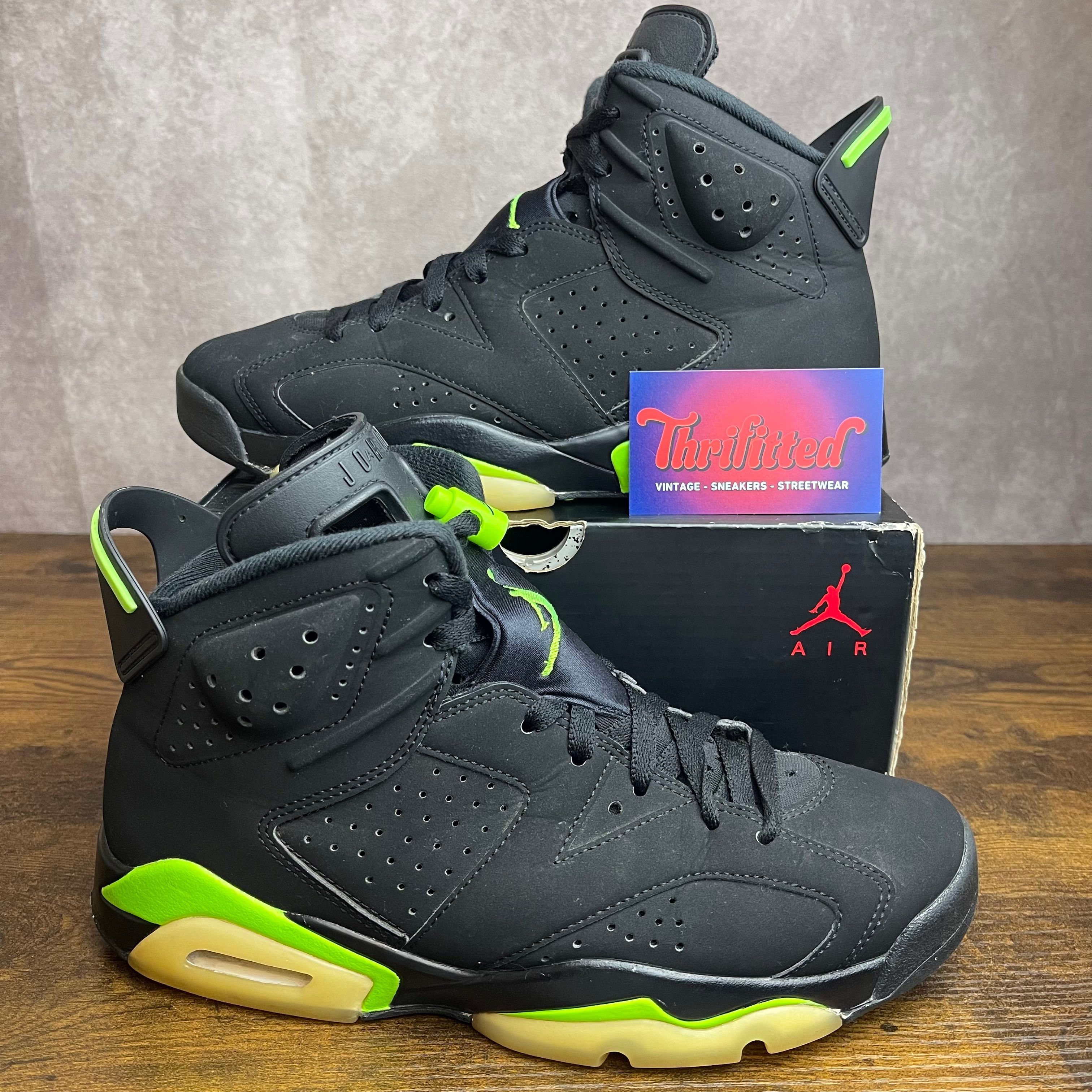 スニーカー Nike Air Jordan 6 Retro Electric Green ss 21 2021 Size 11 - Jordan 6 Retro Electric Green 2021 for sale online