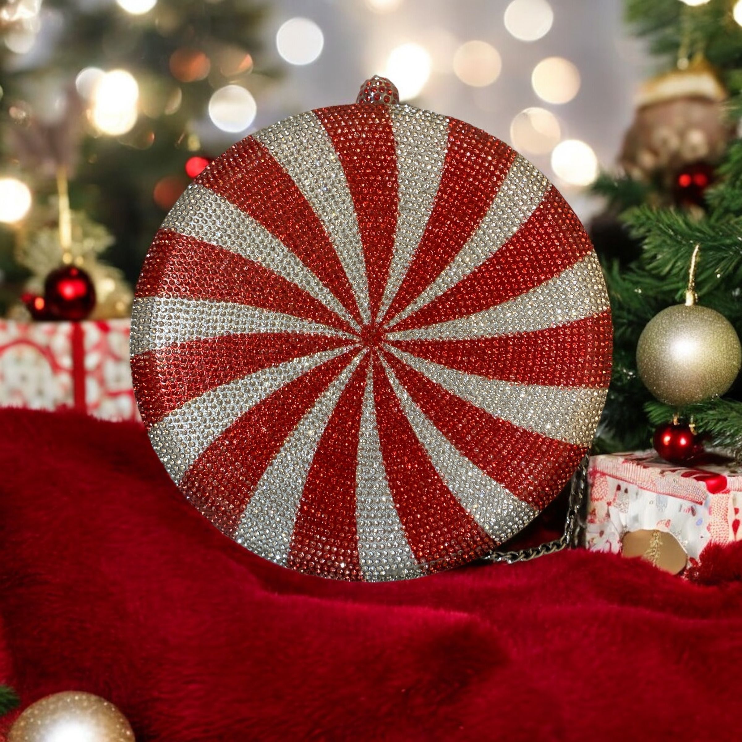 28.Peppermint Candy crossbody clutch · Whatnot: Shop, Sell