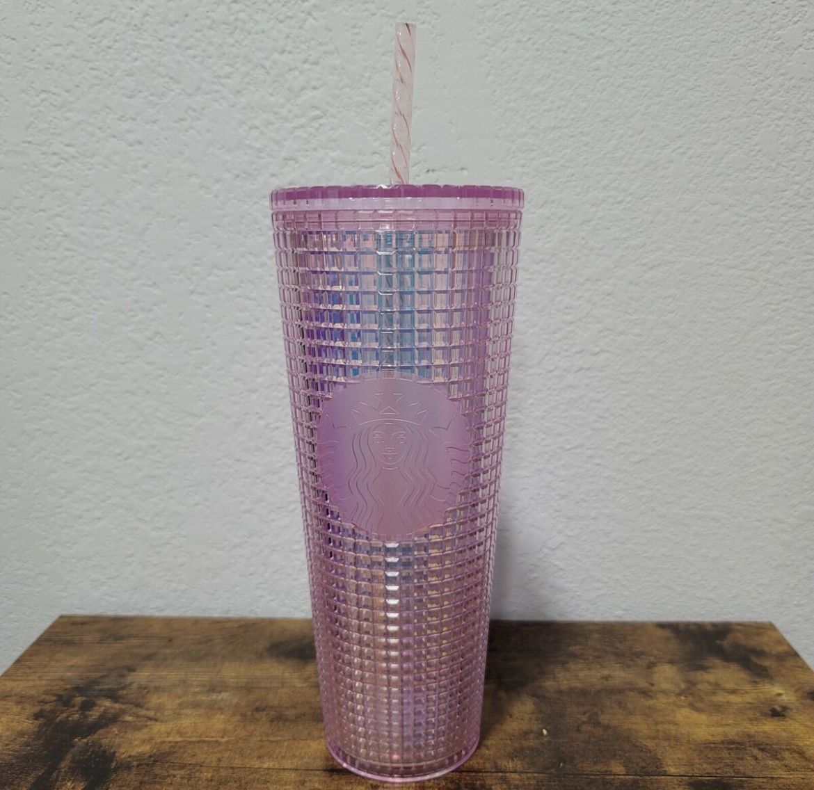 Starbucks Lilac Grid deals Disco Tumbler