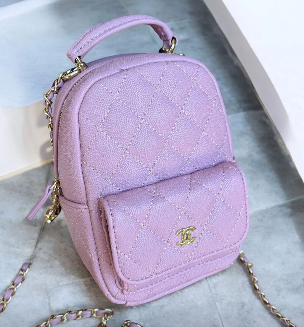 Chanel Makeup Beaute Pink mini Backpack- New with Box! · Whatnot