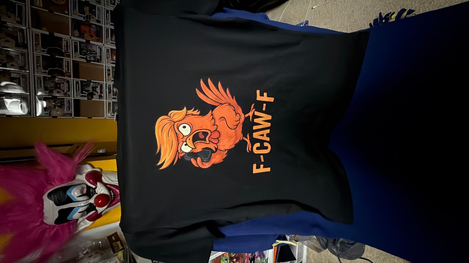 F-Caw-F Shirt. Large