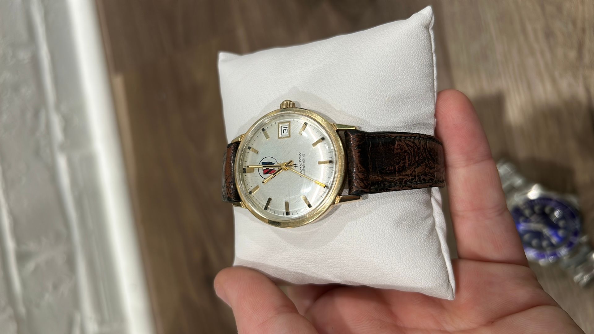 Men's Vintage 1982 10K Gold Filled Hamilton Self Winding Buick