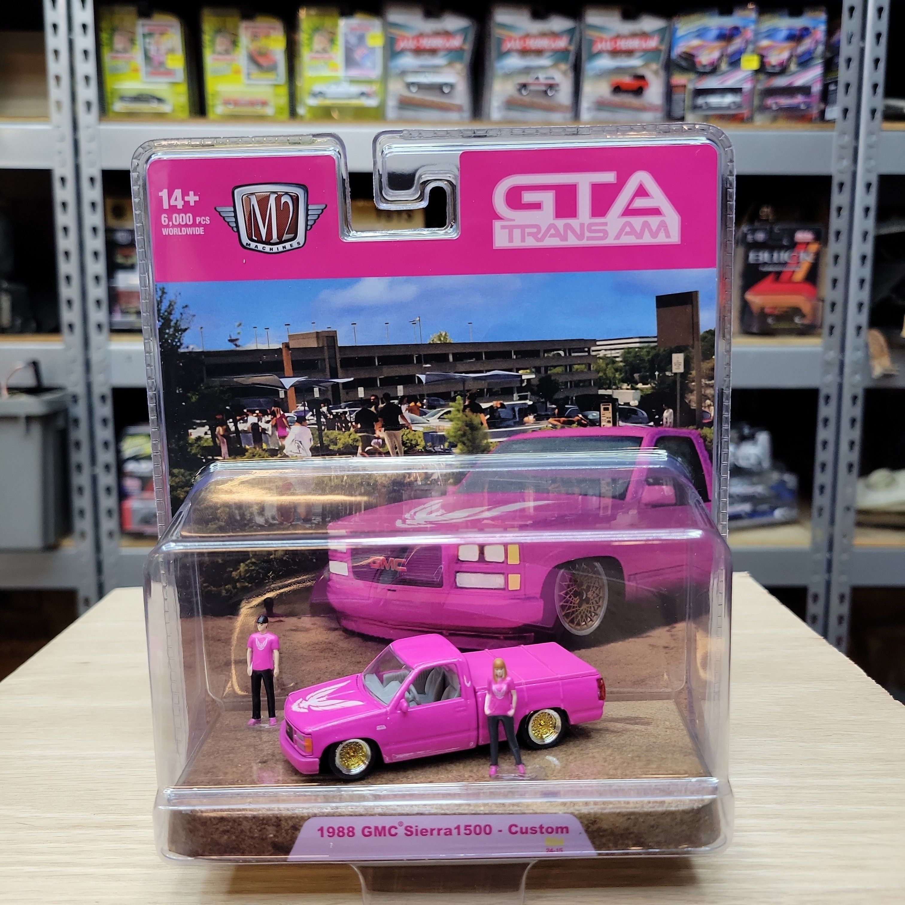 M2 1988 GMC Sierra1500 Custom ピンク M2 Machines Pink 1988 GMC Sierra 1500 Custom GTA Trans Am