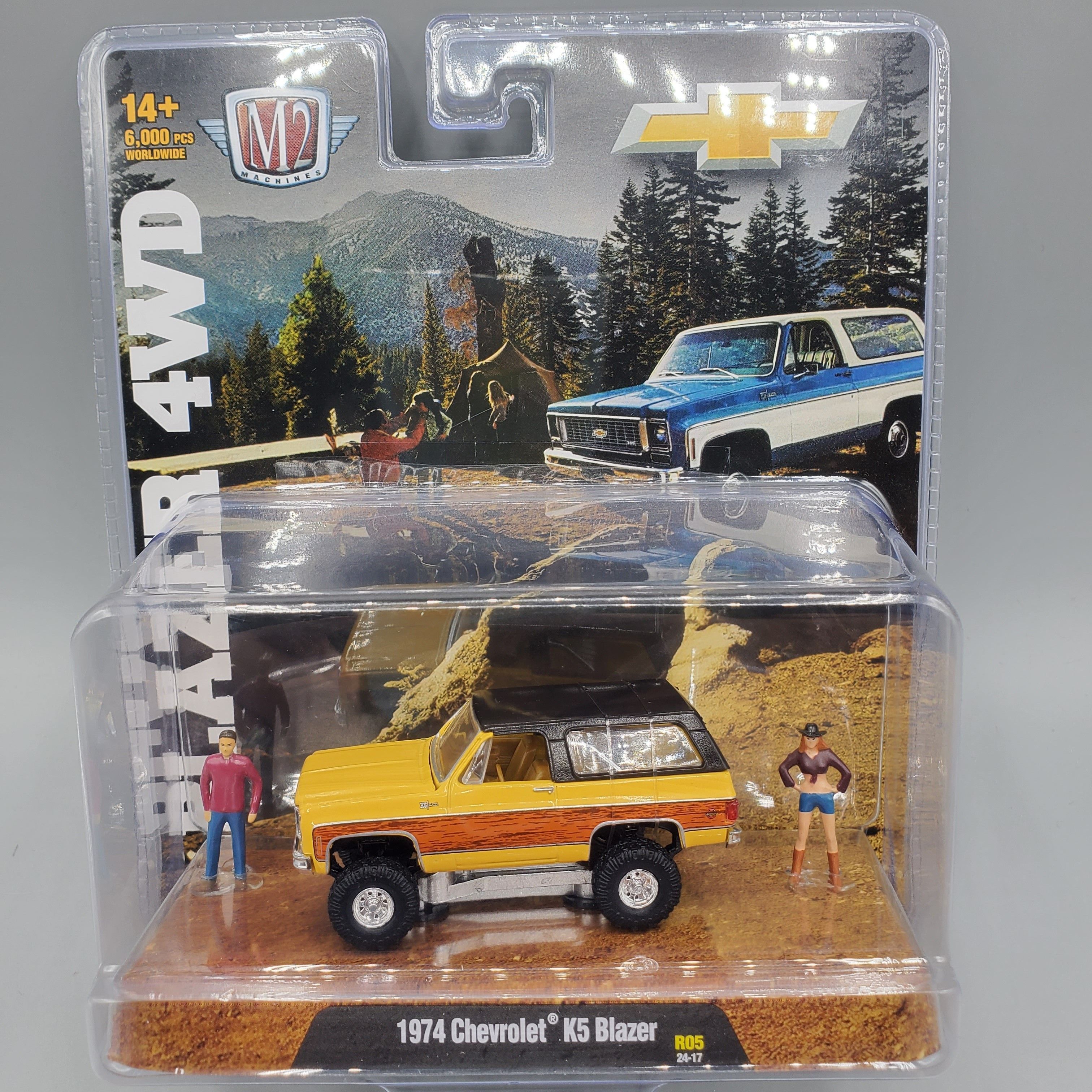 M2 1974 Chevrolet K5 Blazer ミニカー M2マシーン AUTO-TRUCKS 1/64 1974 シボレー K5 ブレイザー