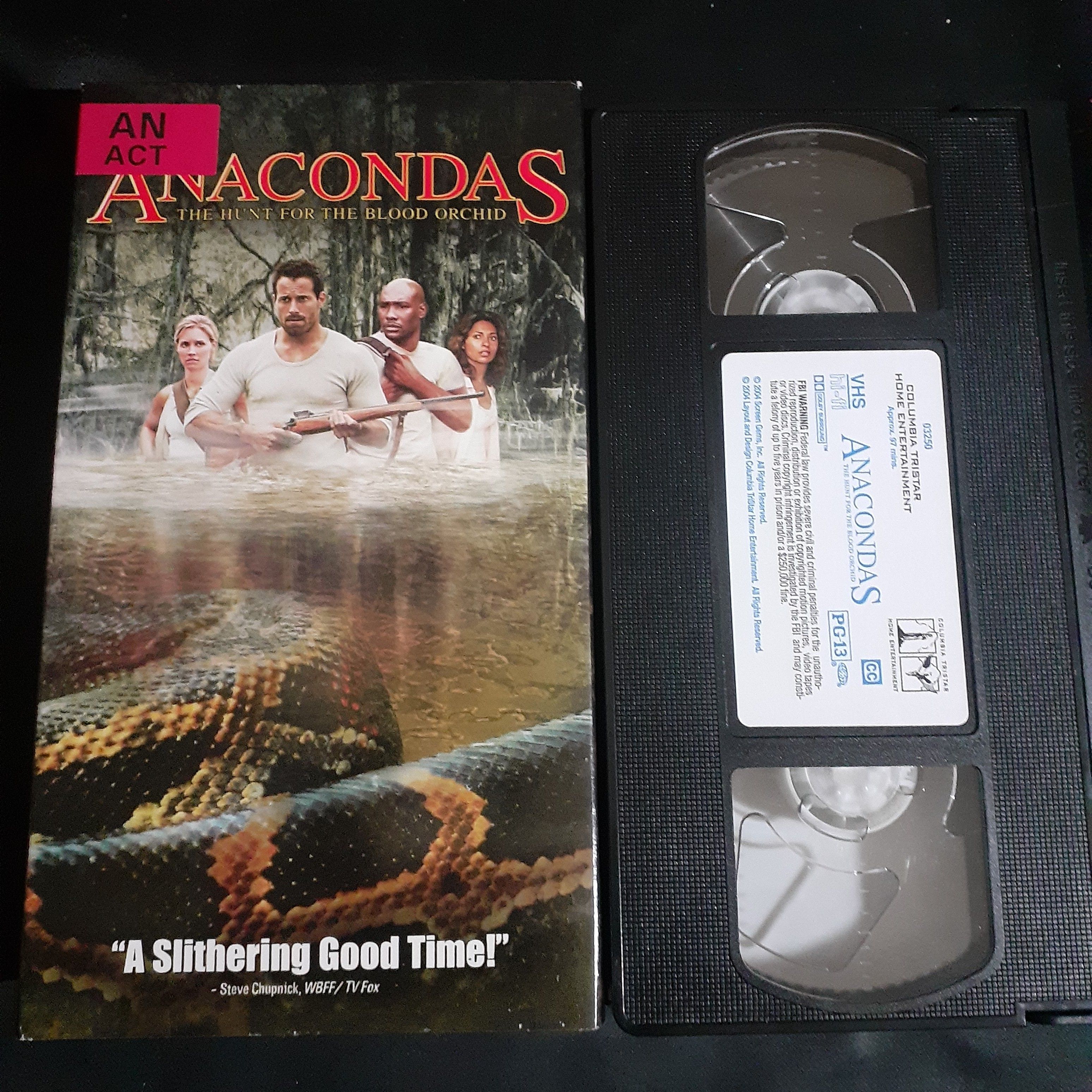 Anacondas: The Hunt For The Blood Orchid VHS