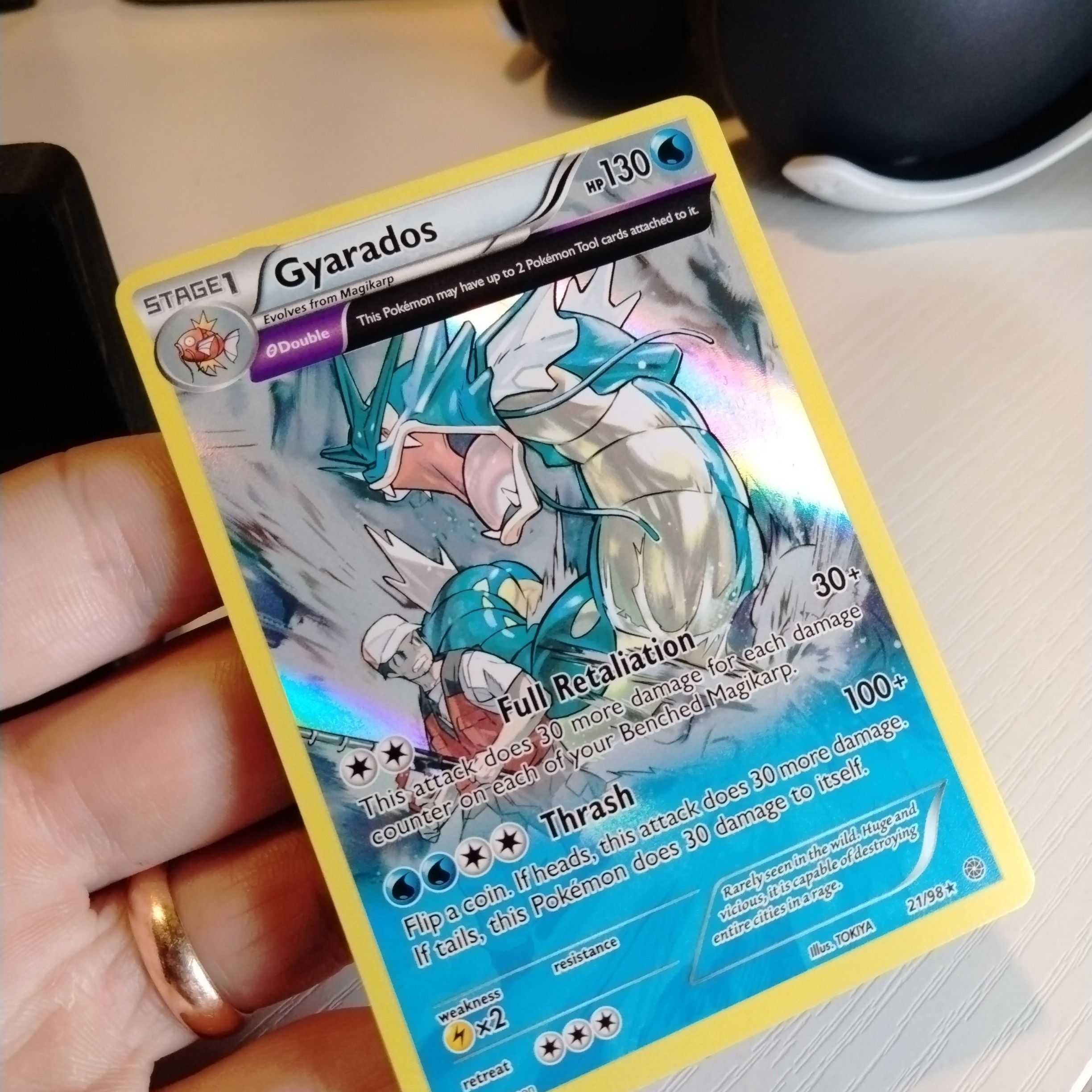 Pokemon Card - Gyarados XY Ancient Origins 21/98 Holo Rare