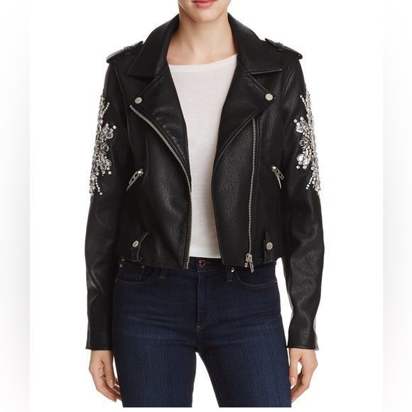 BLANKNYC embellished starstruck selling moto jacket Nwot