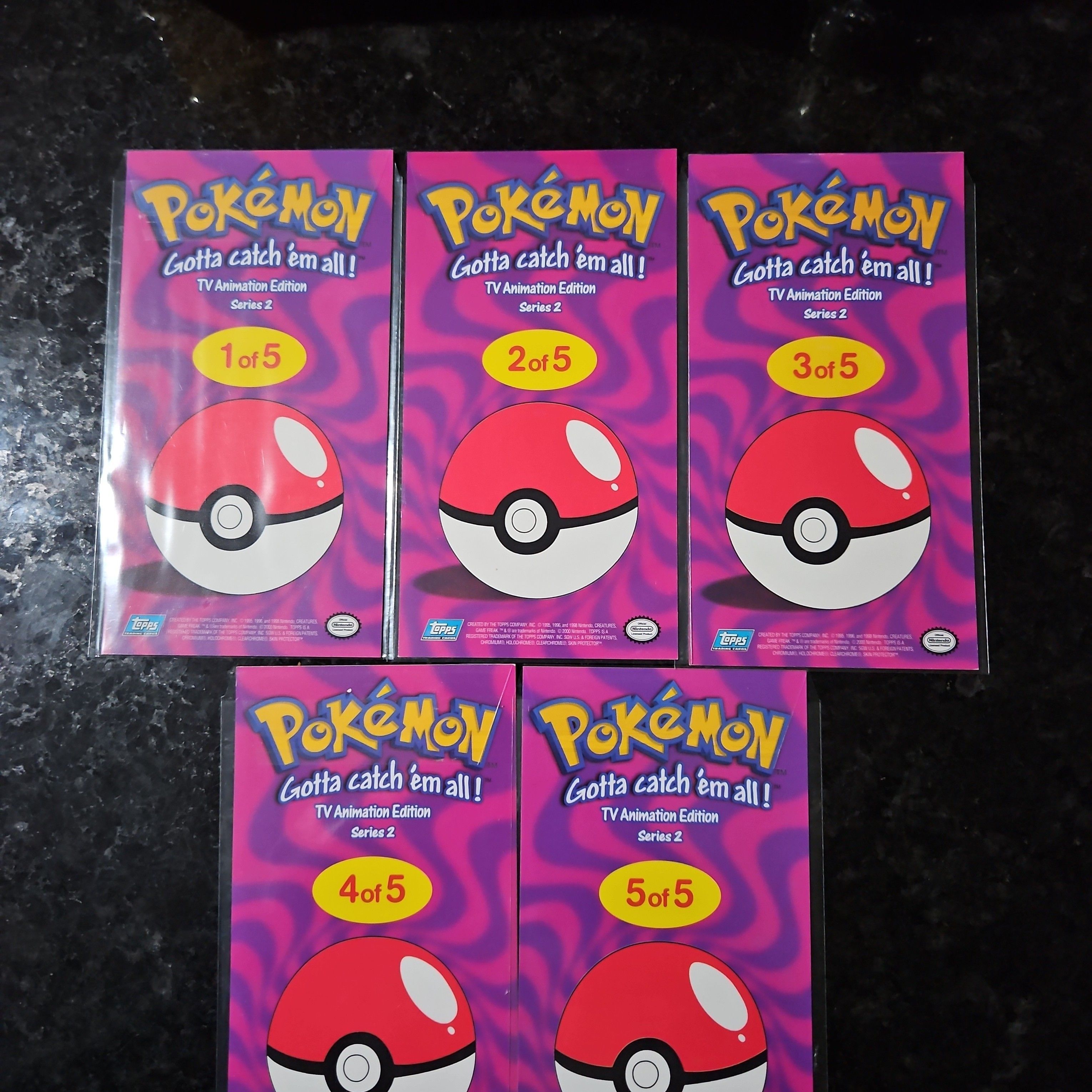 Pokemon TOPPS Series 2 - Complete JUMBO Boxtopper set 5/5 - Tin topper   Whatnot: Shop, Sell, Connect