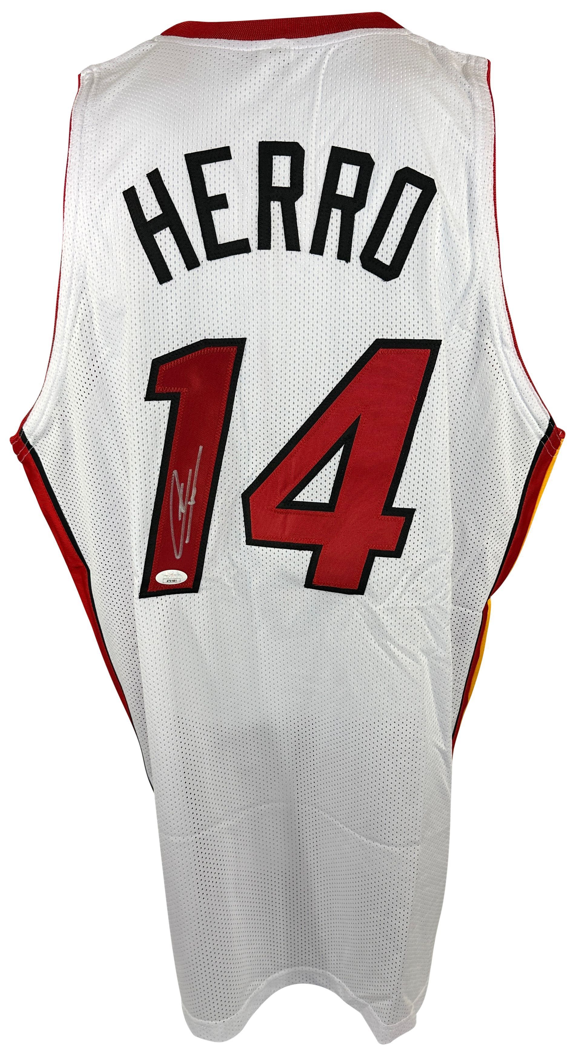 Tyler Herro Autographed/Signed Jersey JSA COA outlet Miami Heat