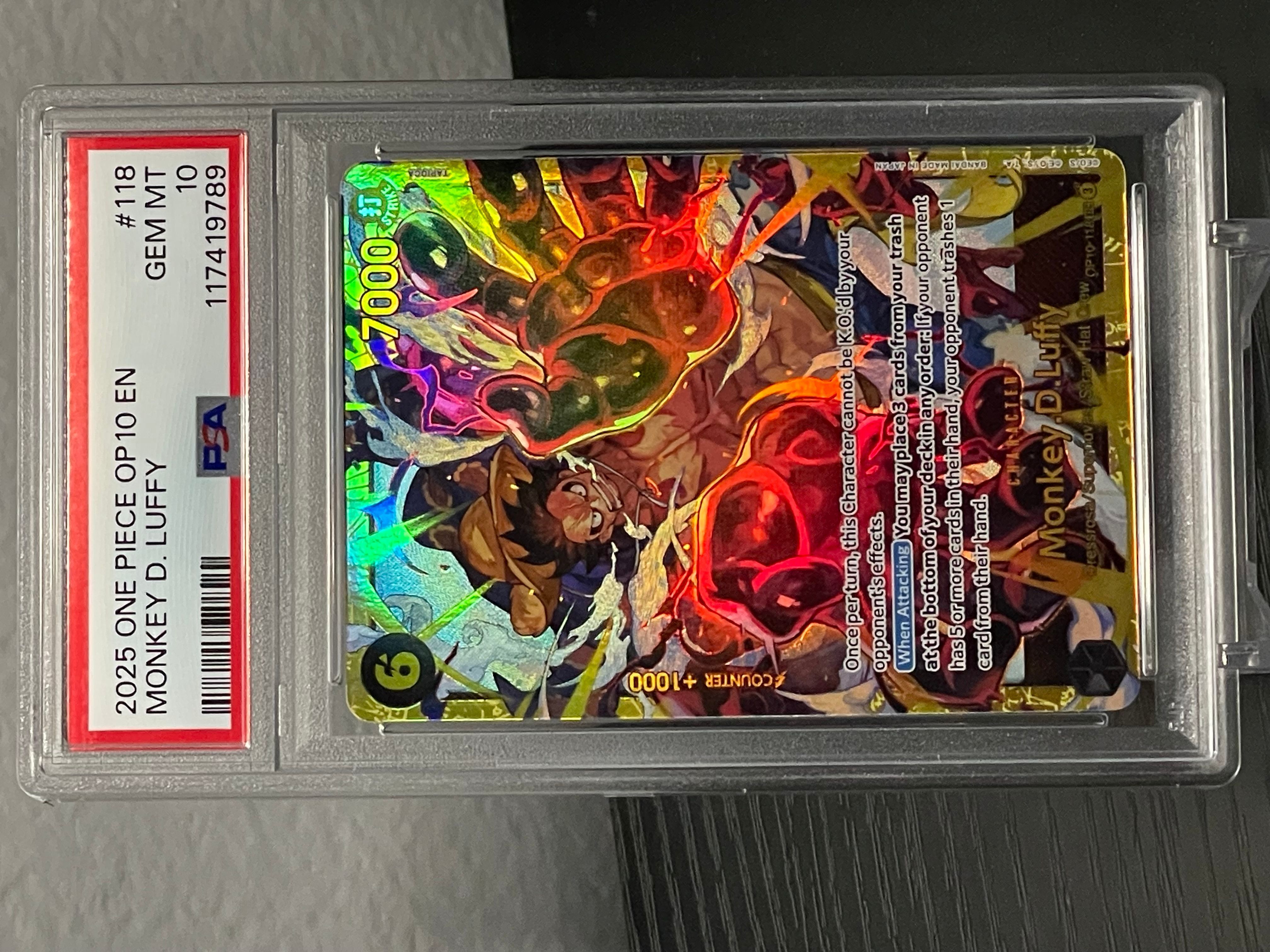 2025 ONE PIECE EN MONKEY D. LUFFY #010 2025 MONKEY D. LUFFY #010