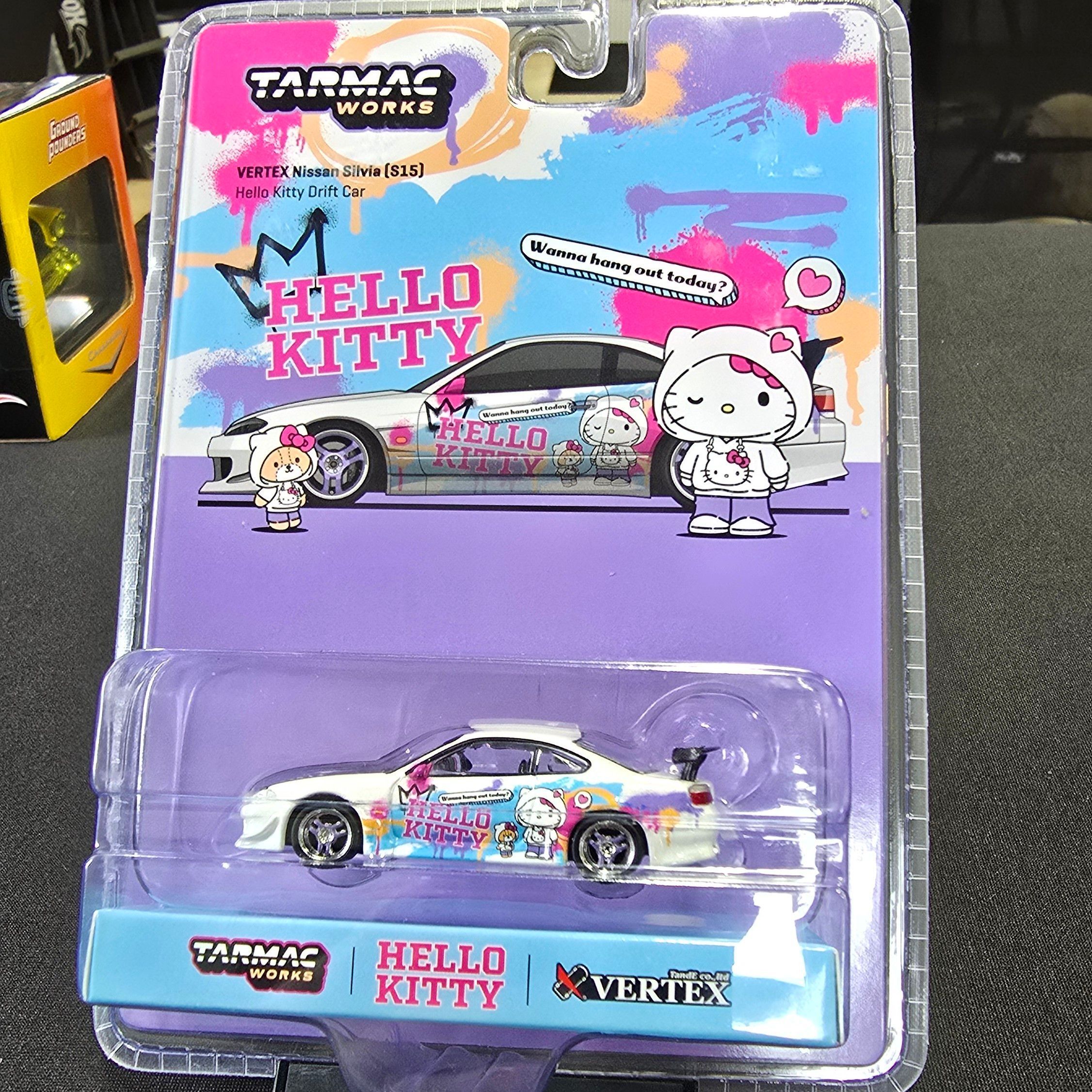 Tarmac Works Vertex Nissan Silvia S15 Hello Kitty Drift