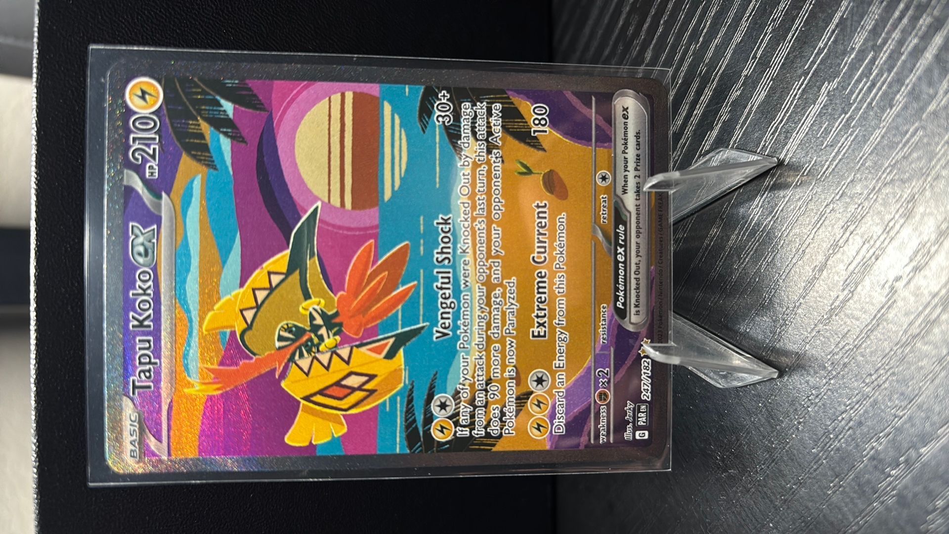 Pokémon Card Tapu Koko EX 247/182 Paradox Rift SIR M/NM