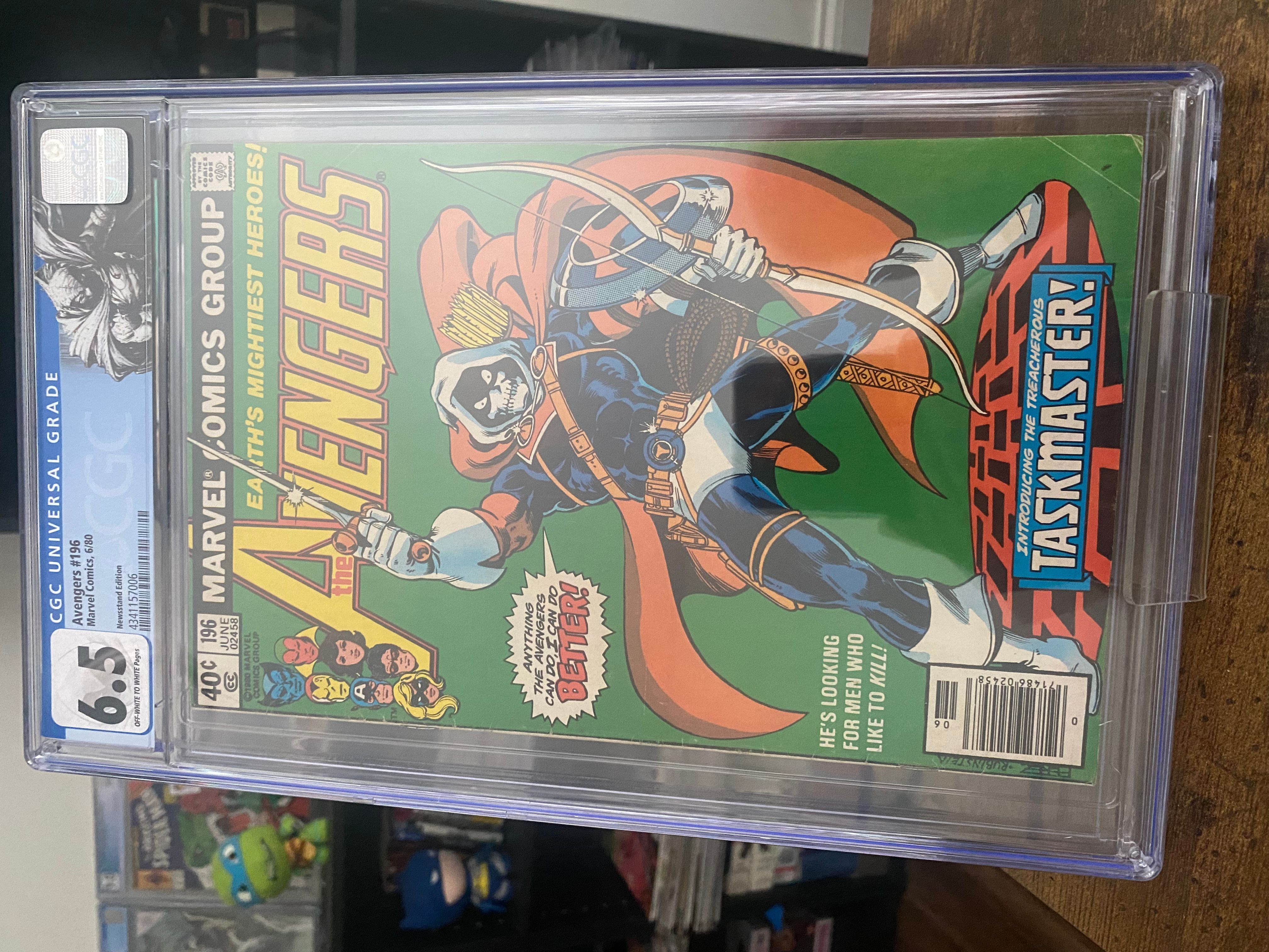 Key! Taskmaster 1st appearance Avengers #196 Special Label CGC 6.5