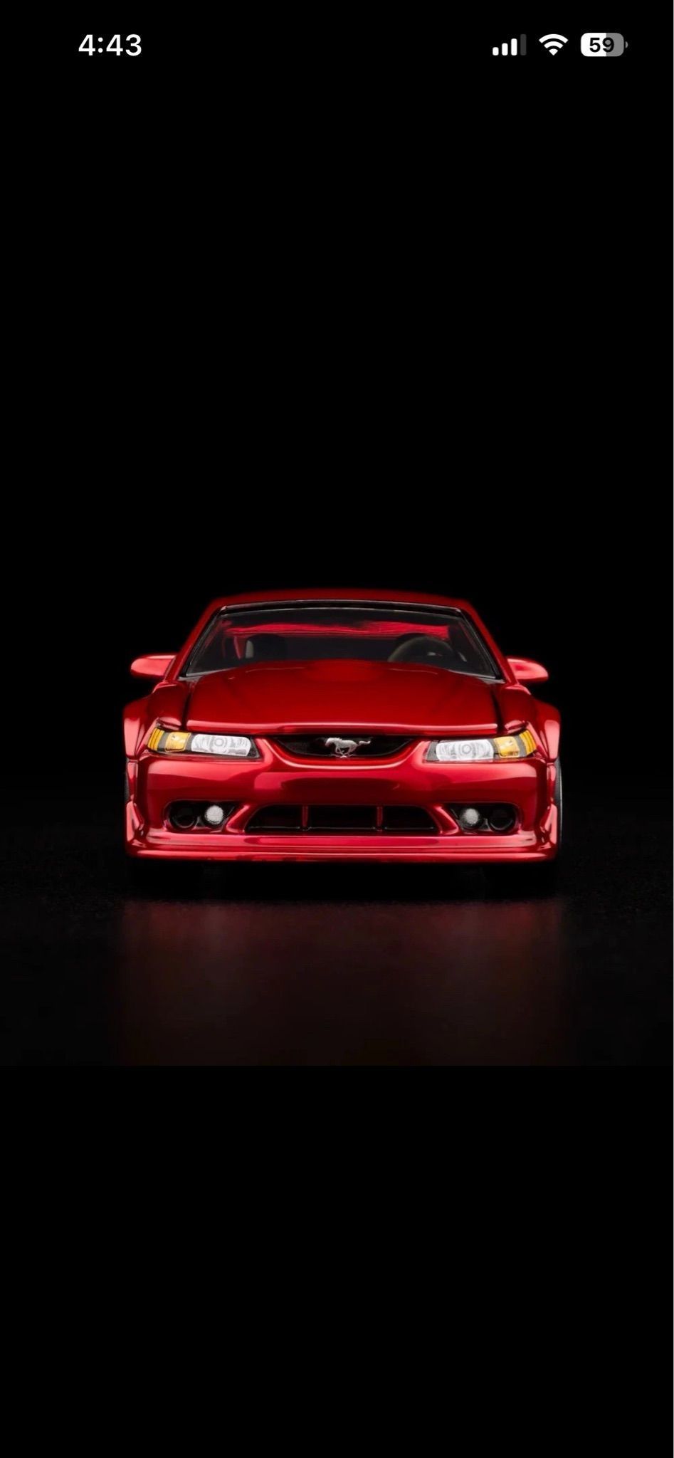 Hot Wheels RLC 2000 Ford Mustang SVT Cobra R Spectraflame Red
