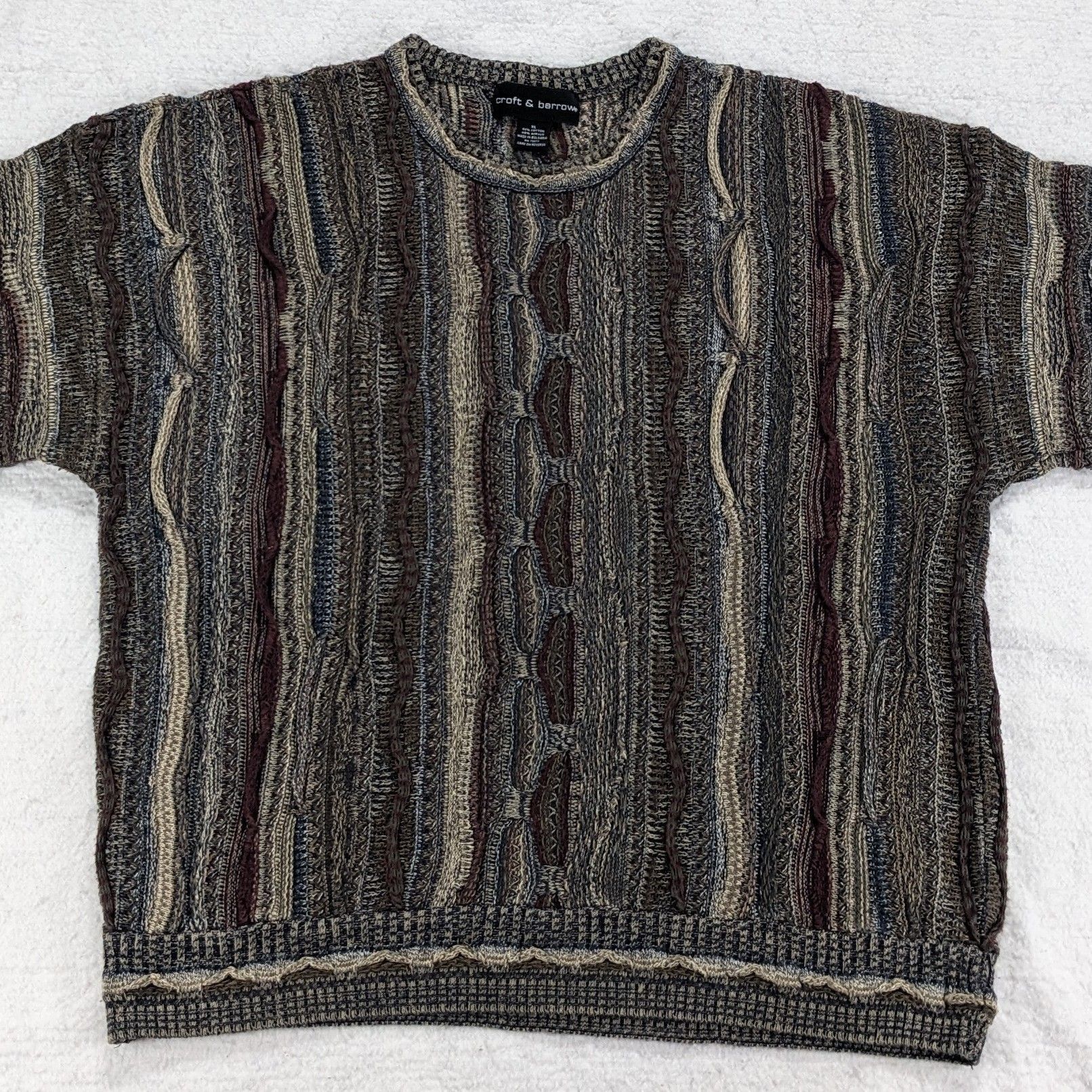 Vtg Croft & Barrow Coogi Style Sweater - XL · Whatnot: Shop, Sell