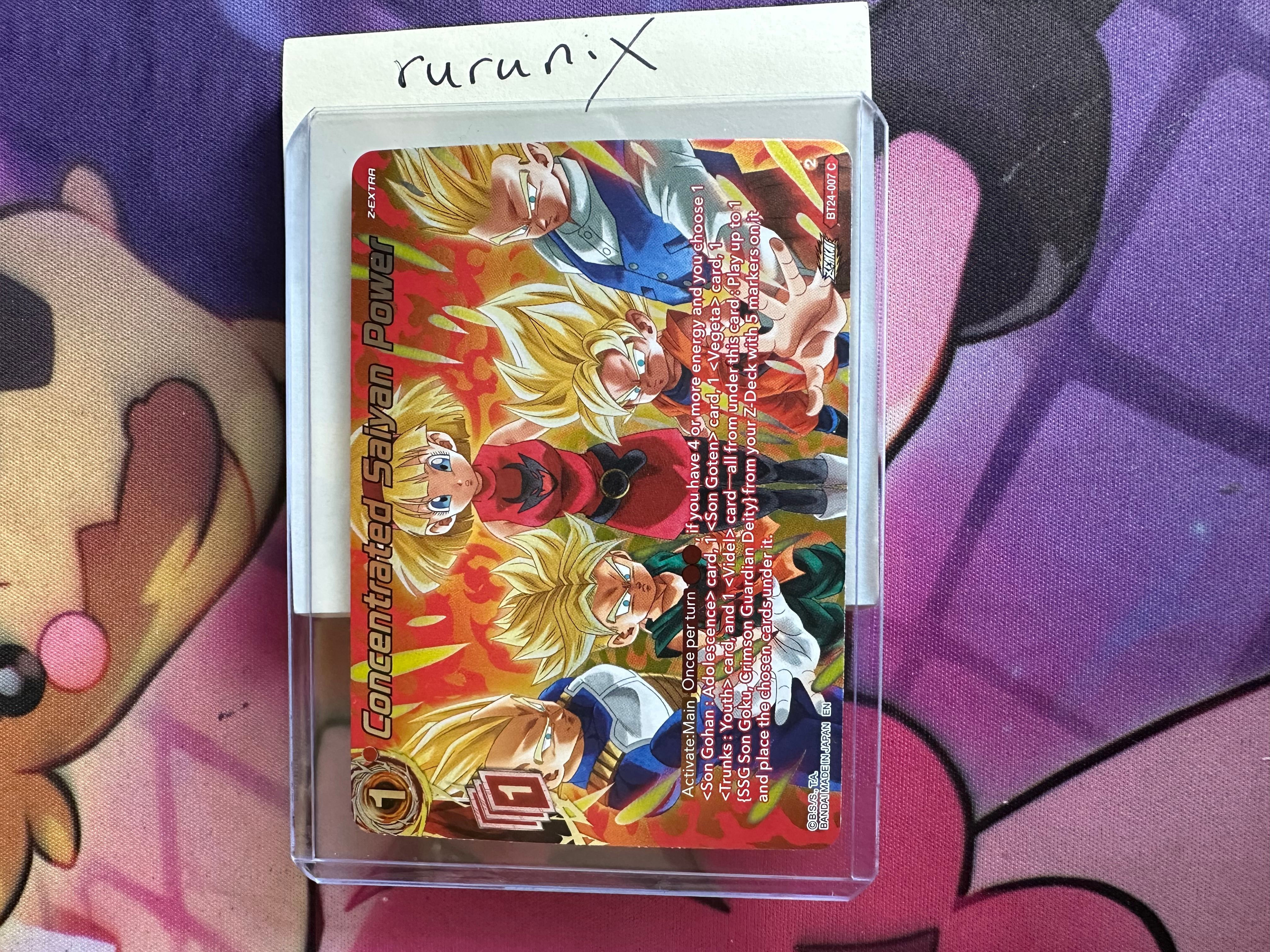 Dragon Ball Super Concentrated Saiyan Power (Collector