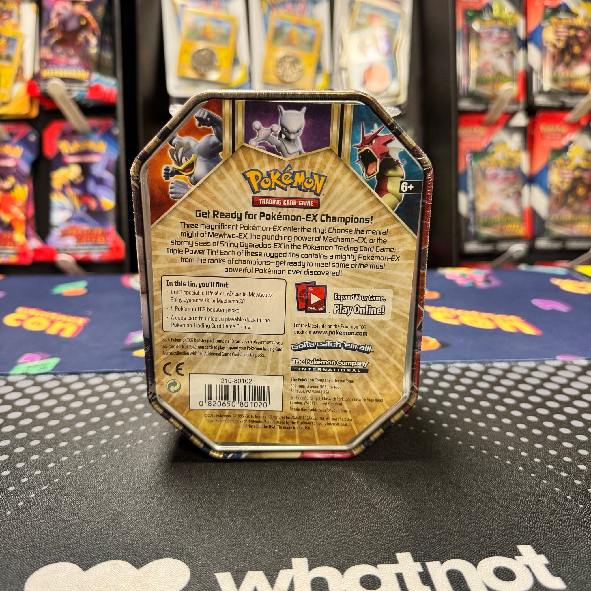 a Triple Power Tin Gyarados EX  Whatnot: Shop, Sell, Connect