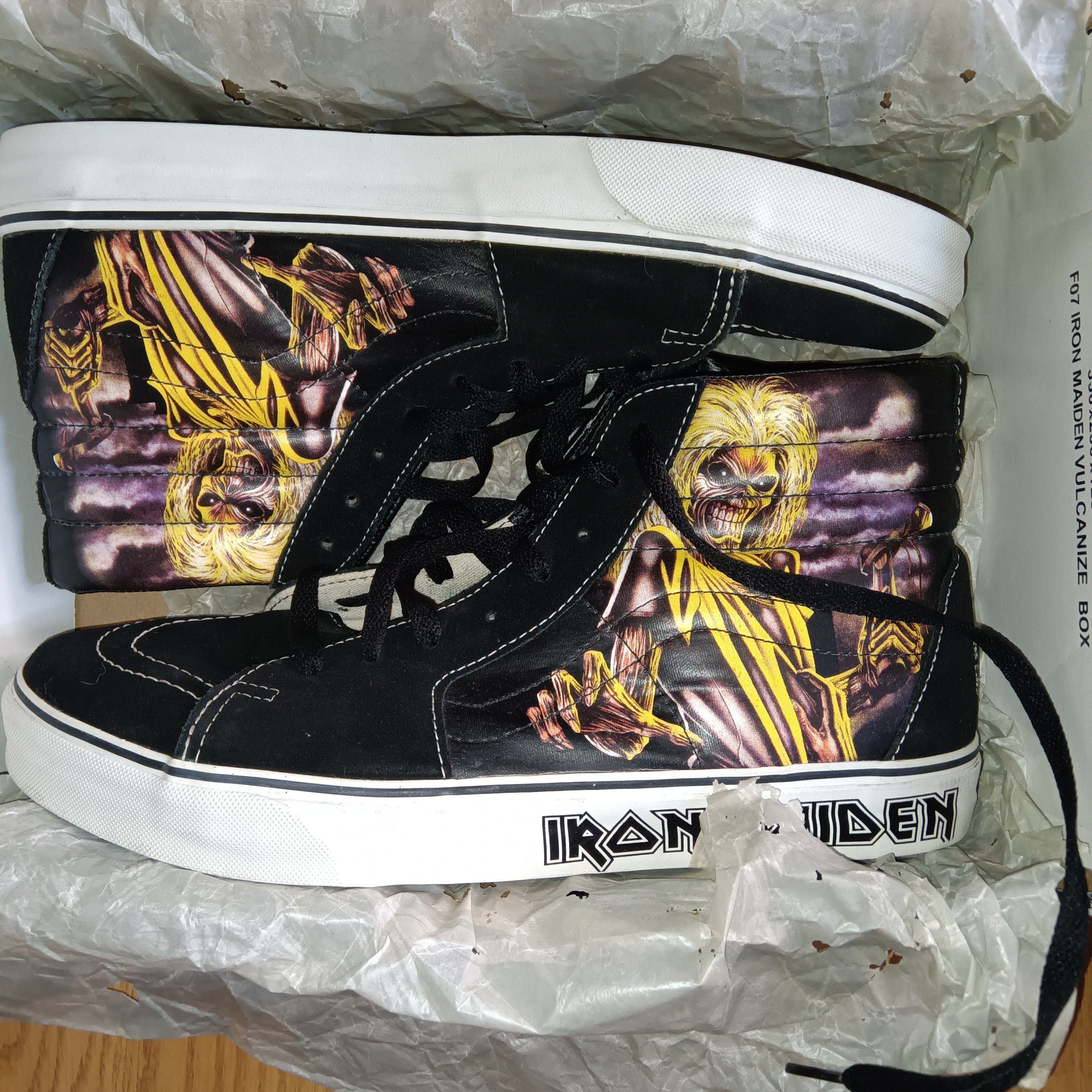 Iron Maiden Killers Sk8 hi Vans · Whatnot: Shop, Sell, Connect