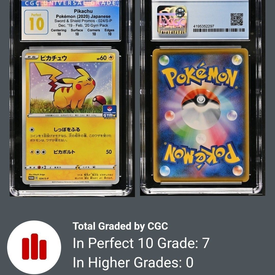 Slab: Pokemon: Pikachu: '20 Gym Pack: PERFECT 10! · Whatnot Slab: Pokemon: Pikachu: '20 Gym Pack: PERFECT 10! · Whatnot