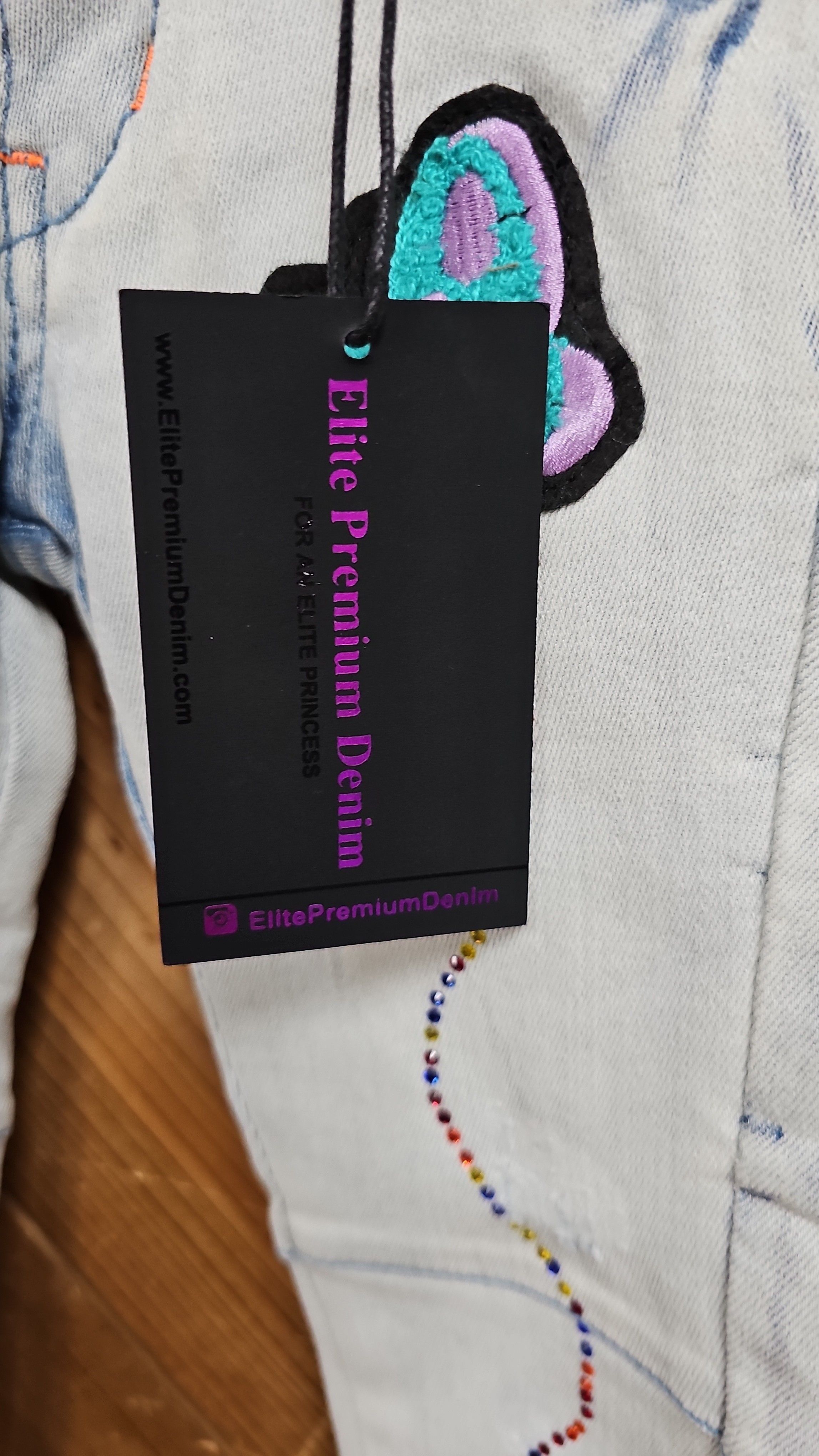 Elite premium girls denim jeans, new with $78 size -5