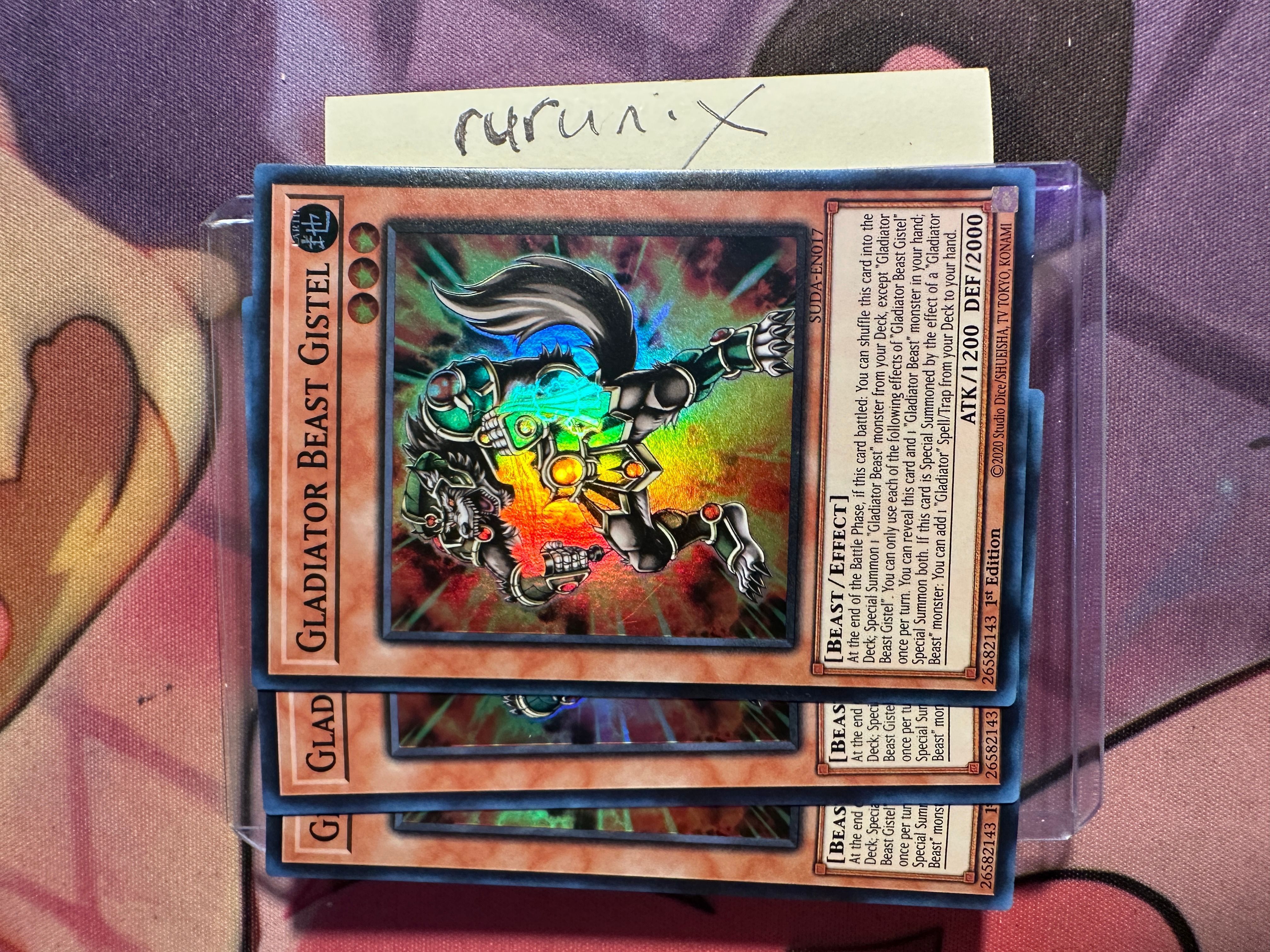 Yugioh Gladiator Beast Gistel Super Supreme Darkness | Meses Sin Interés