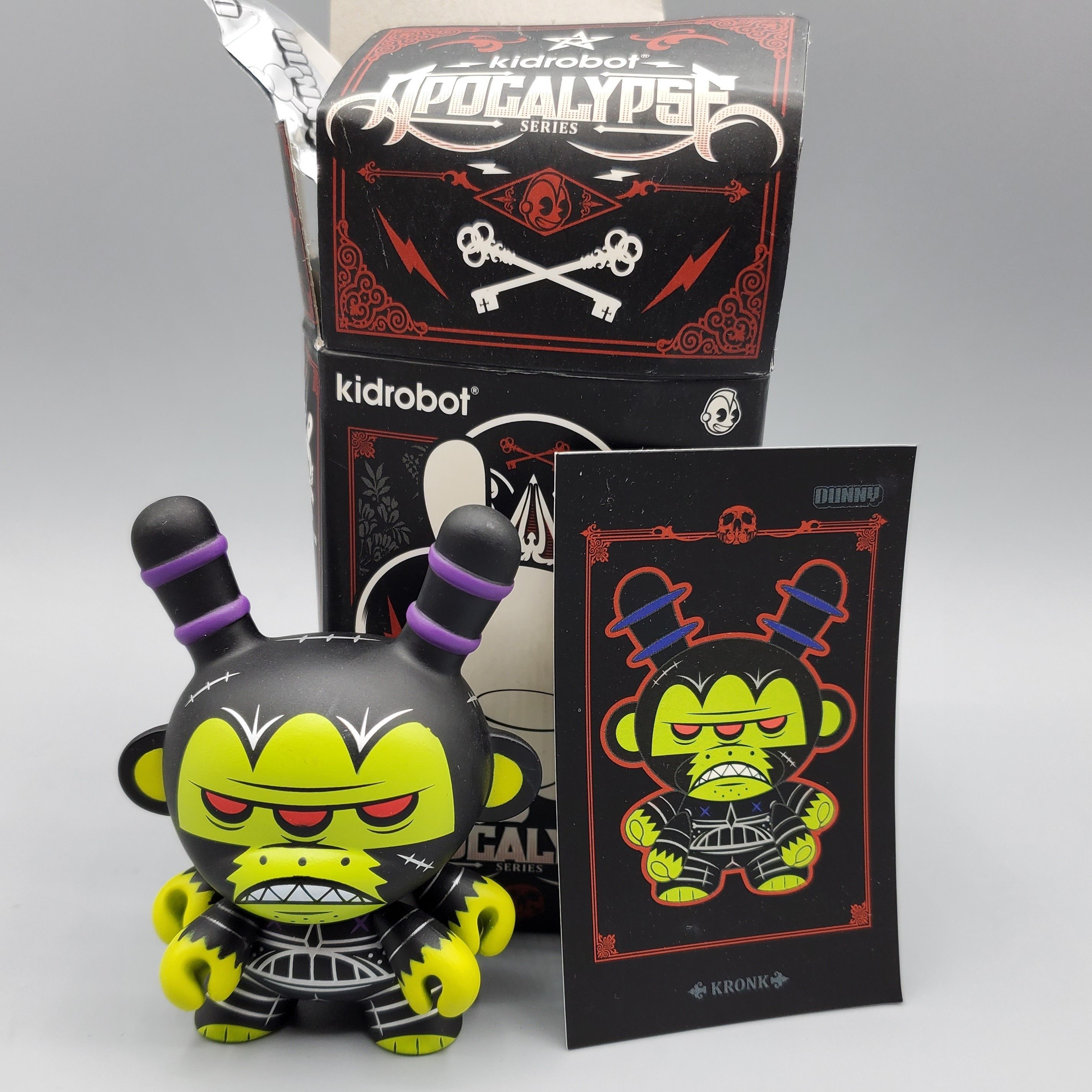 Kidrobot Apocalypse Series Kronk Black Mutant Ape Of No Hope