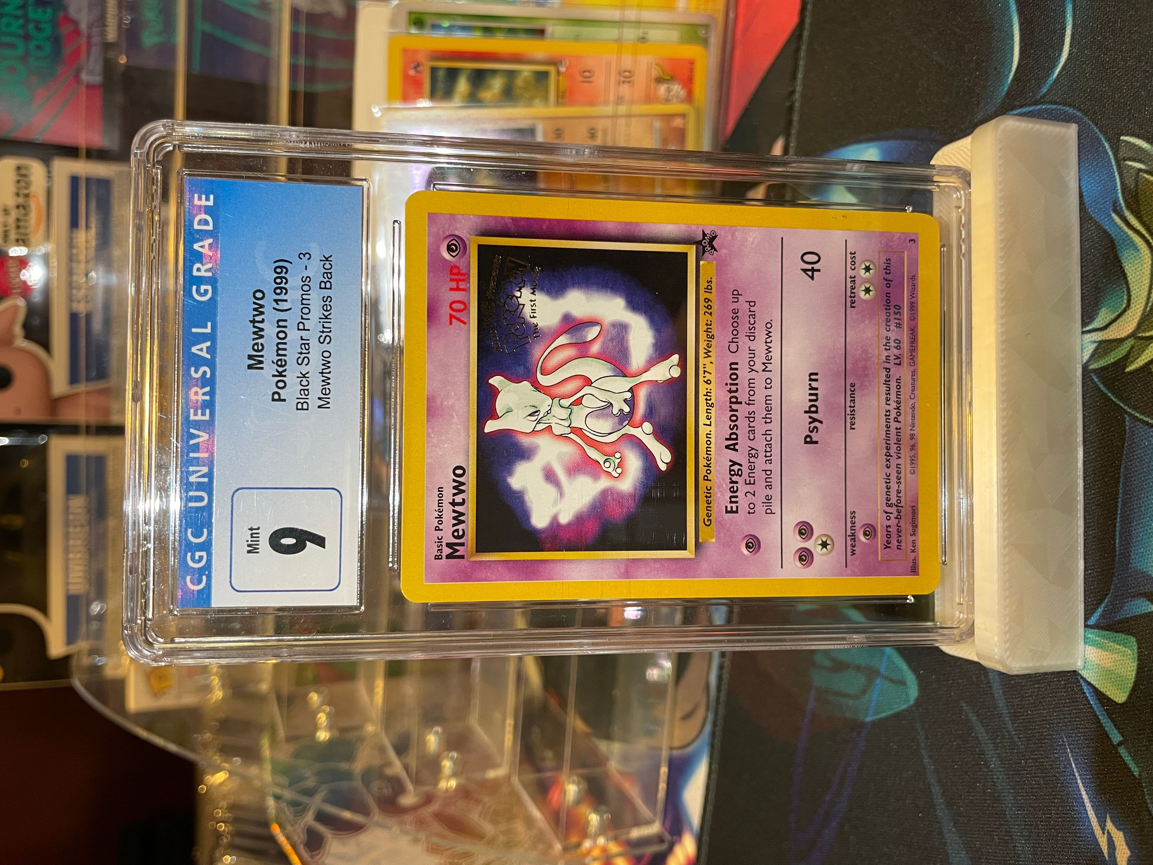 mewtwo pokemon card the first movie Pokemon Movie Promo Card Set of 4 Electabuzz, Dragonite, Pikachu, and Mewtwo  : Amazon.co.uk: Toys & Games main image 0