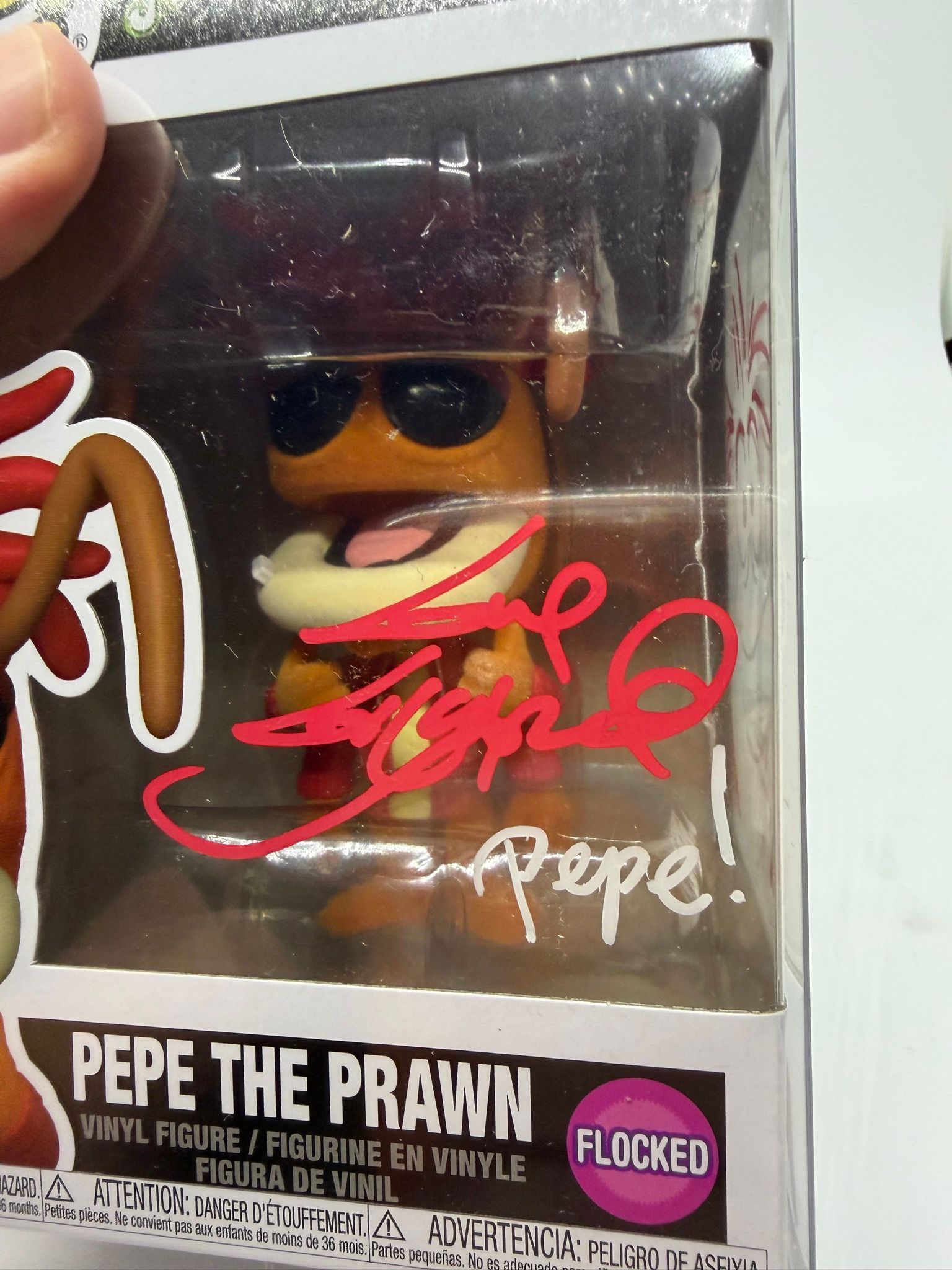 Guy Gilchrist Signed Funko POP! The Muppets Pepe The Prawn - OCCM COA