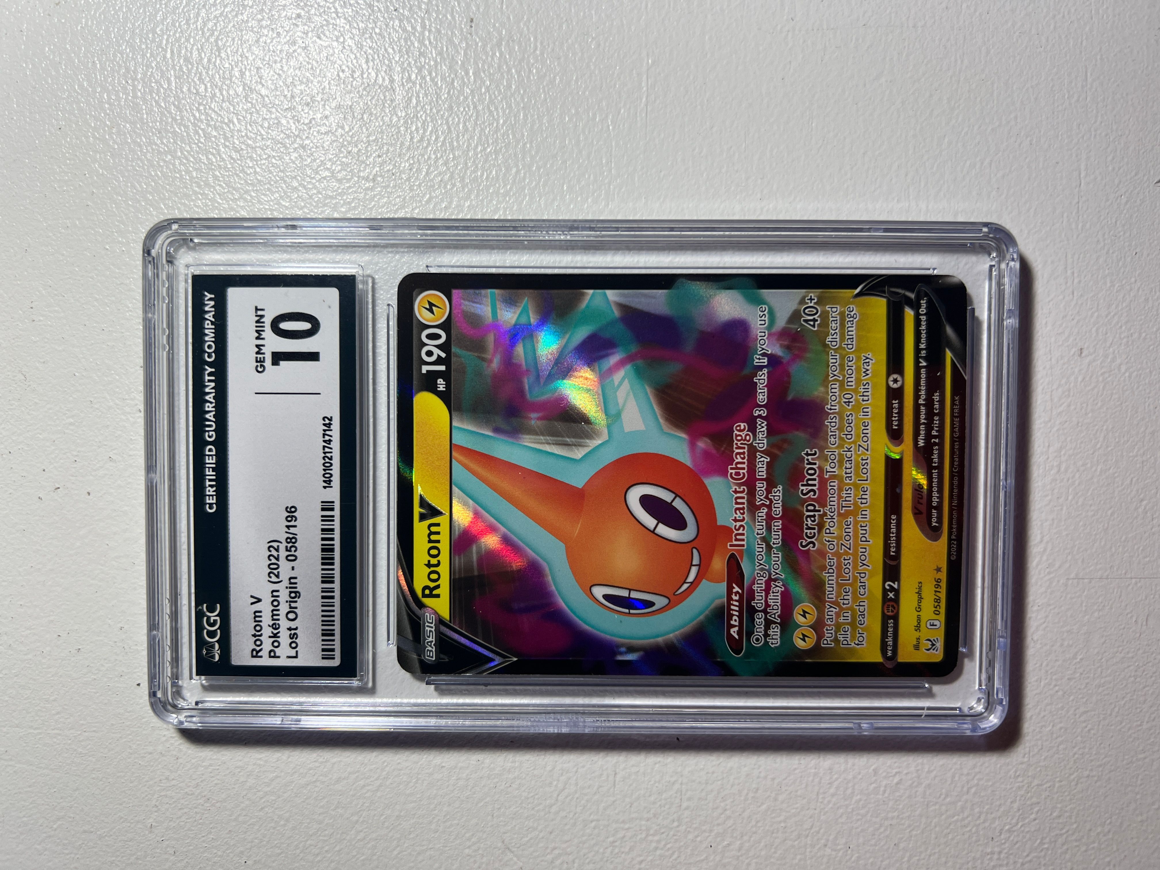 Pokemon Lost Origin Rotom V CDC Graded Gem Mint 10  Whatnot: Shop, Sell,  Connect