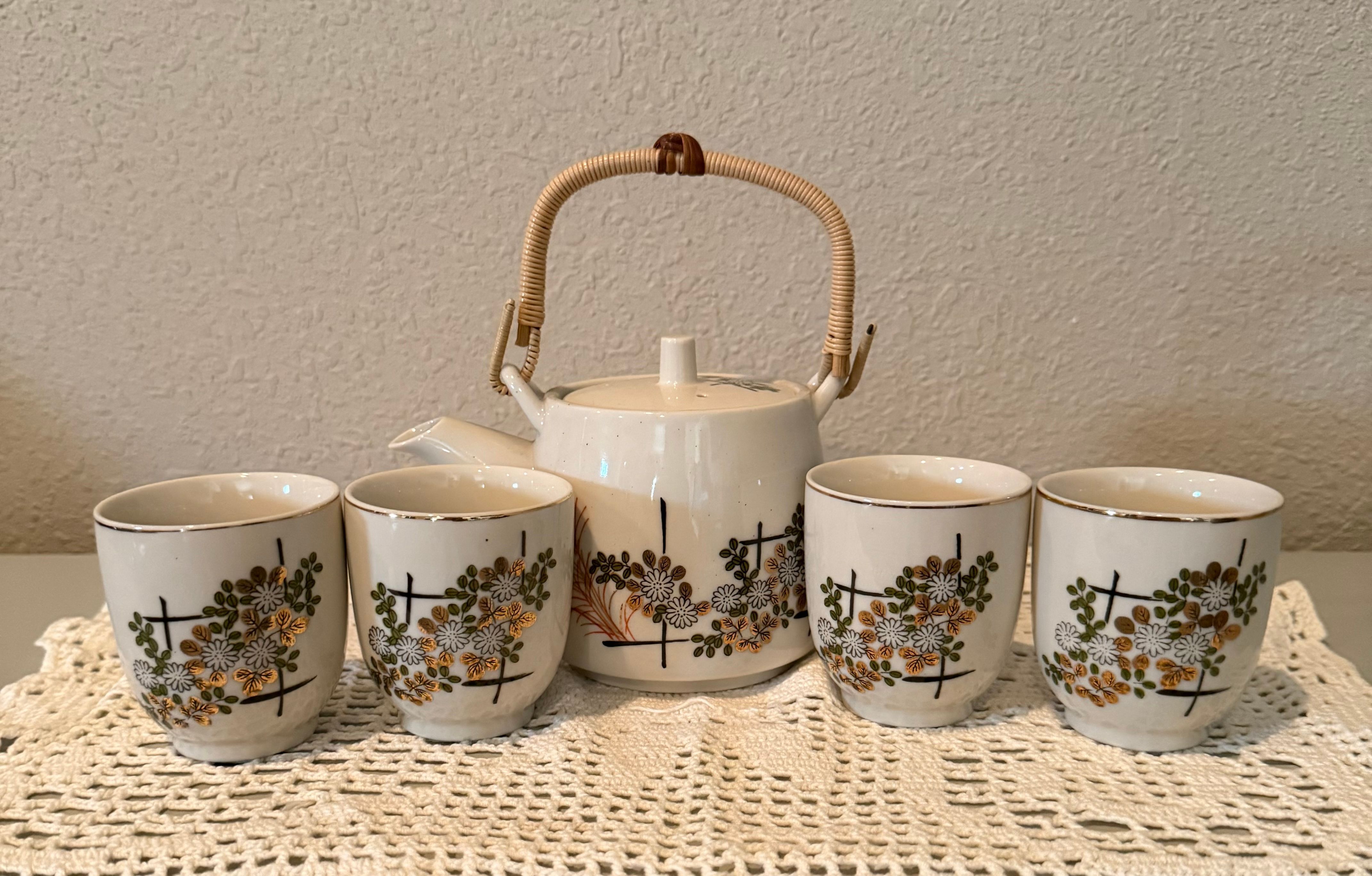 293. Midcentury Vintage Japanese Tea Set · Whatnot: Shop, Sell