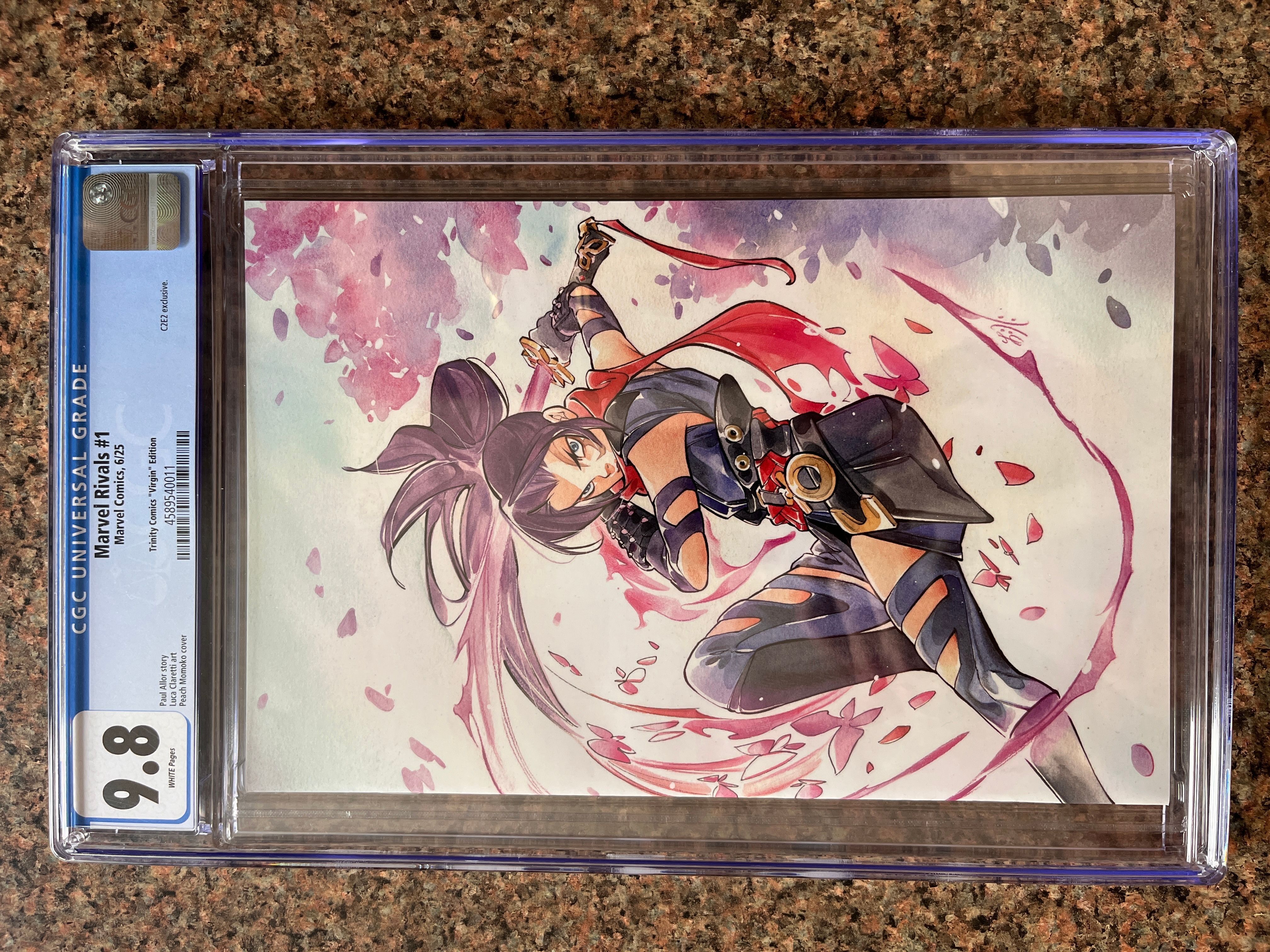 Marvel Rivals #1 2025 CGC 9.8 Peach Momoko C2E2 VIRGIN