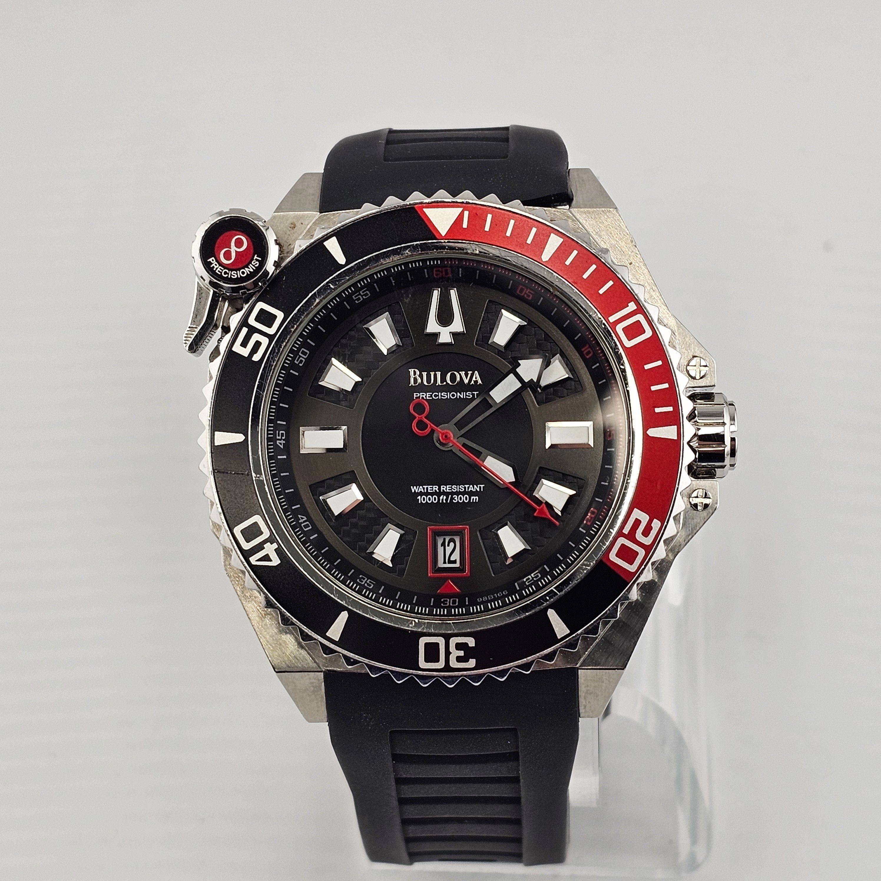 Bulova Catamount Precisionist Black Dial 48mm Men's 300m Diver