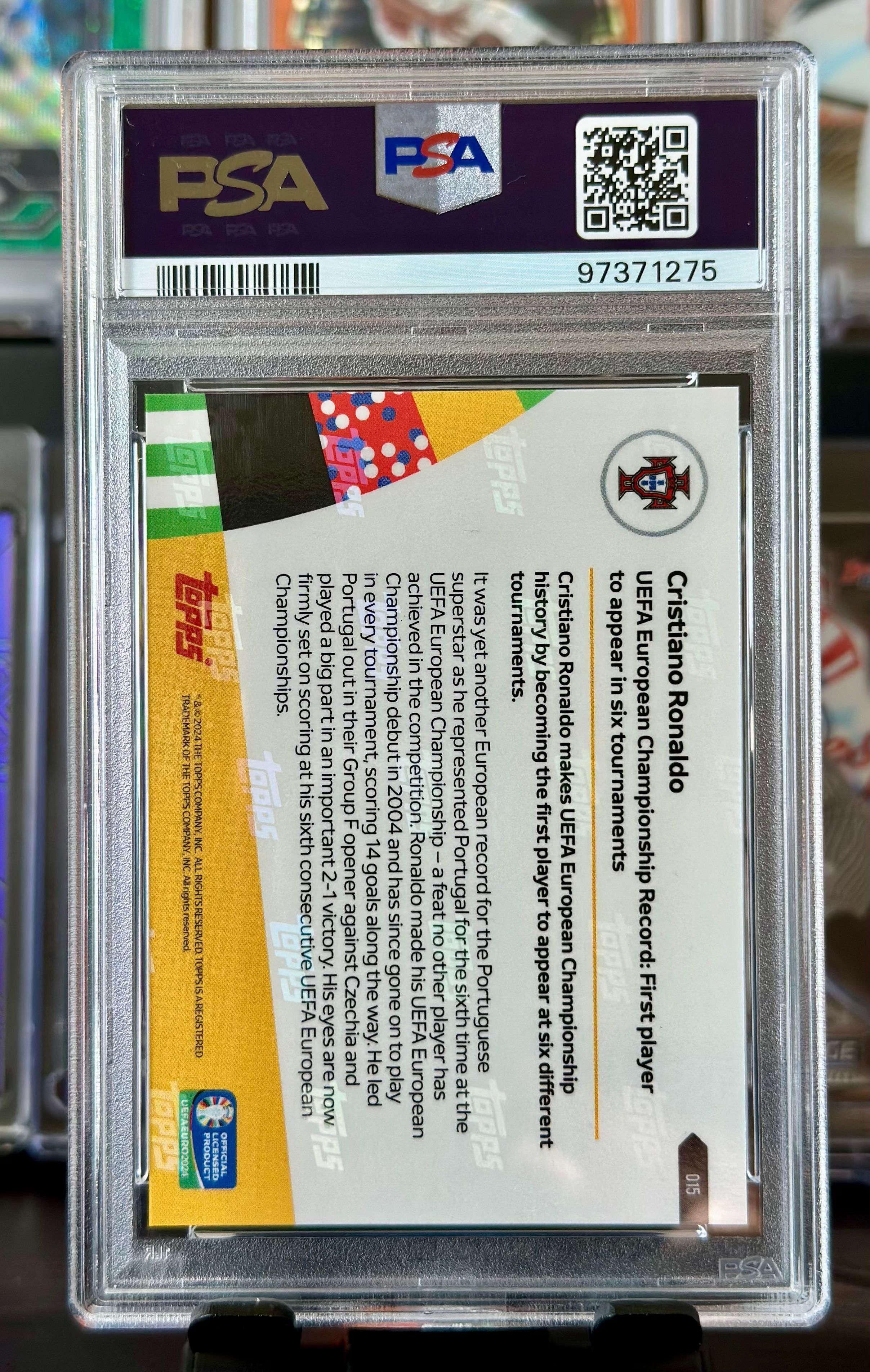 Cristiano Ronaldo (CR7) Appear Six Tournaments (PSA 10)  Whatnot: Shop,  Sell, Connect