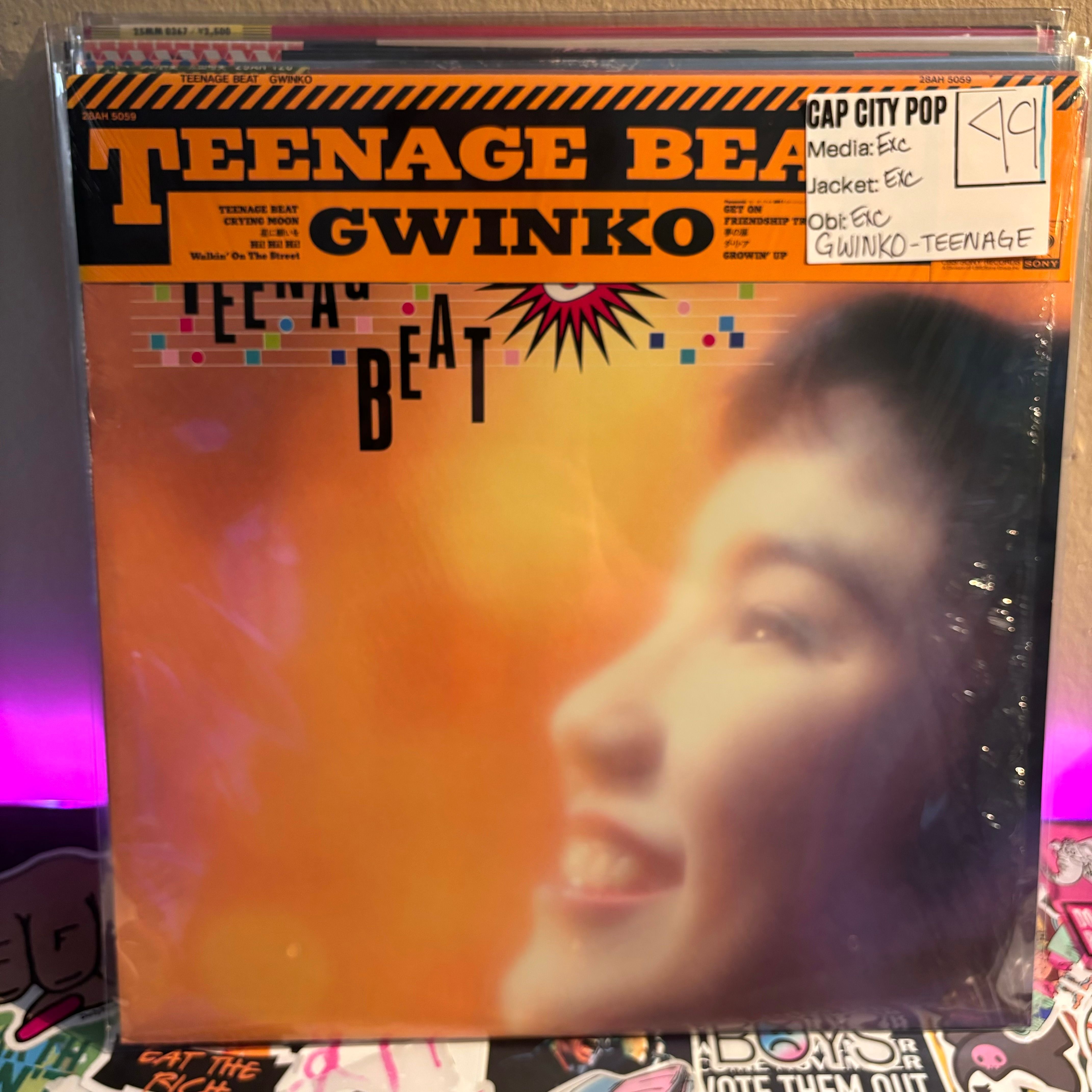 邦楽 GWINKO TEENAGE BEAT LP Gwinko – Teenage Beat – Vinyl (LP, Album, Promo), 1988
