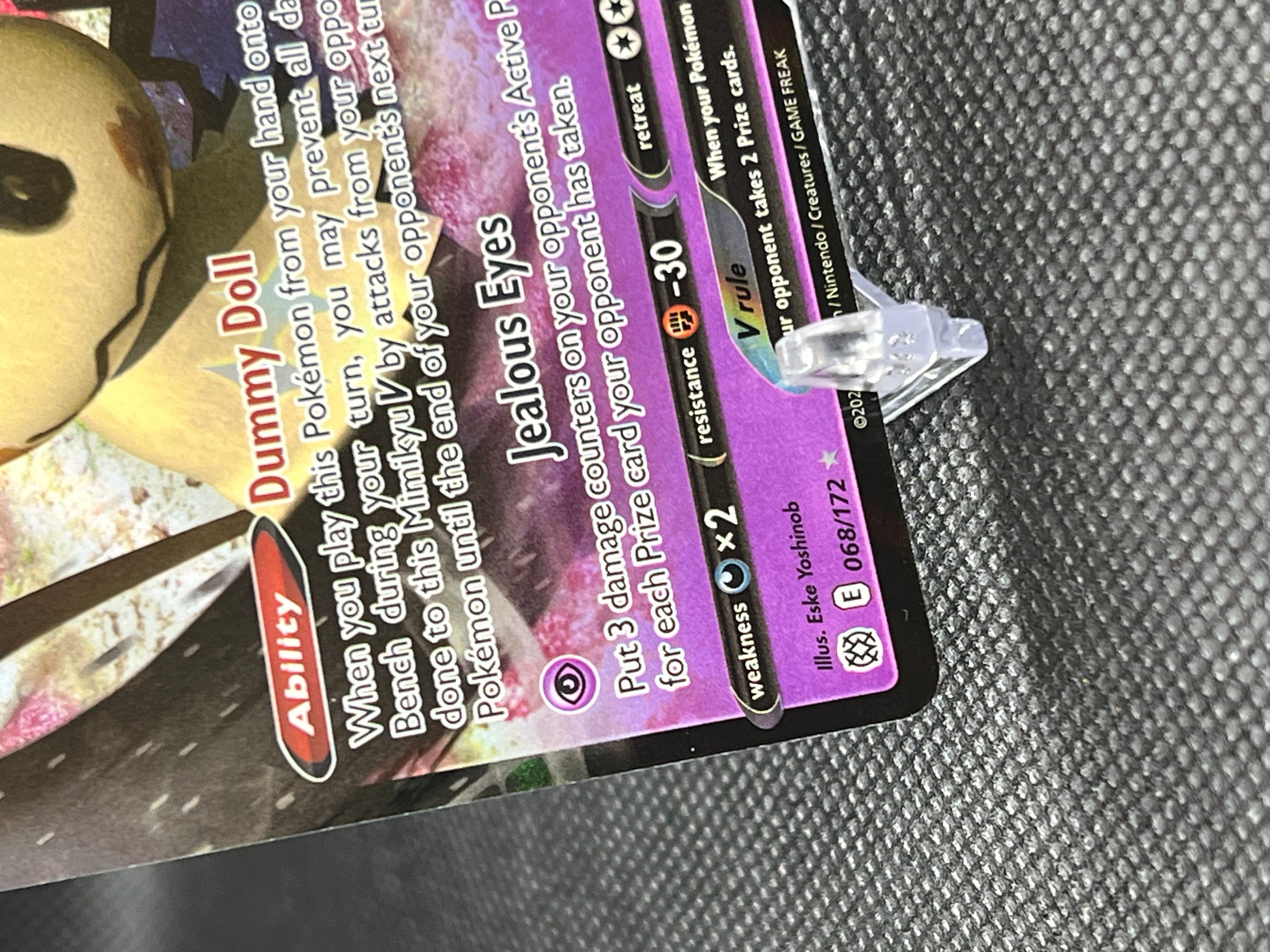Pokmon TCG Mimikyu V 068/172 Full Art Rare Near Mint  Whatnot: Shop,  Sell, Connect