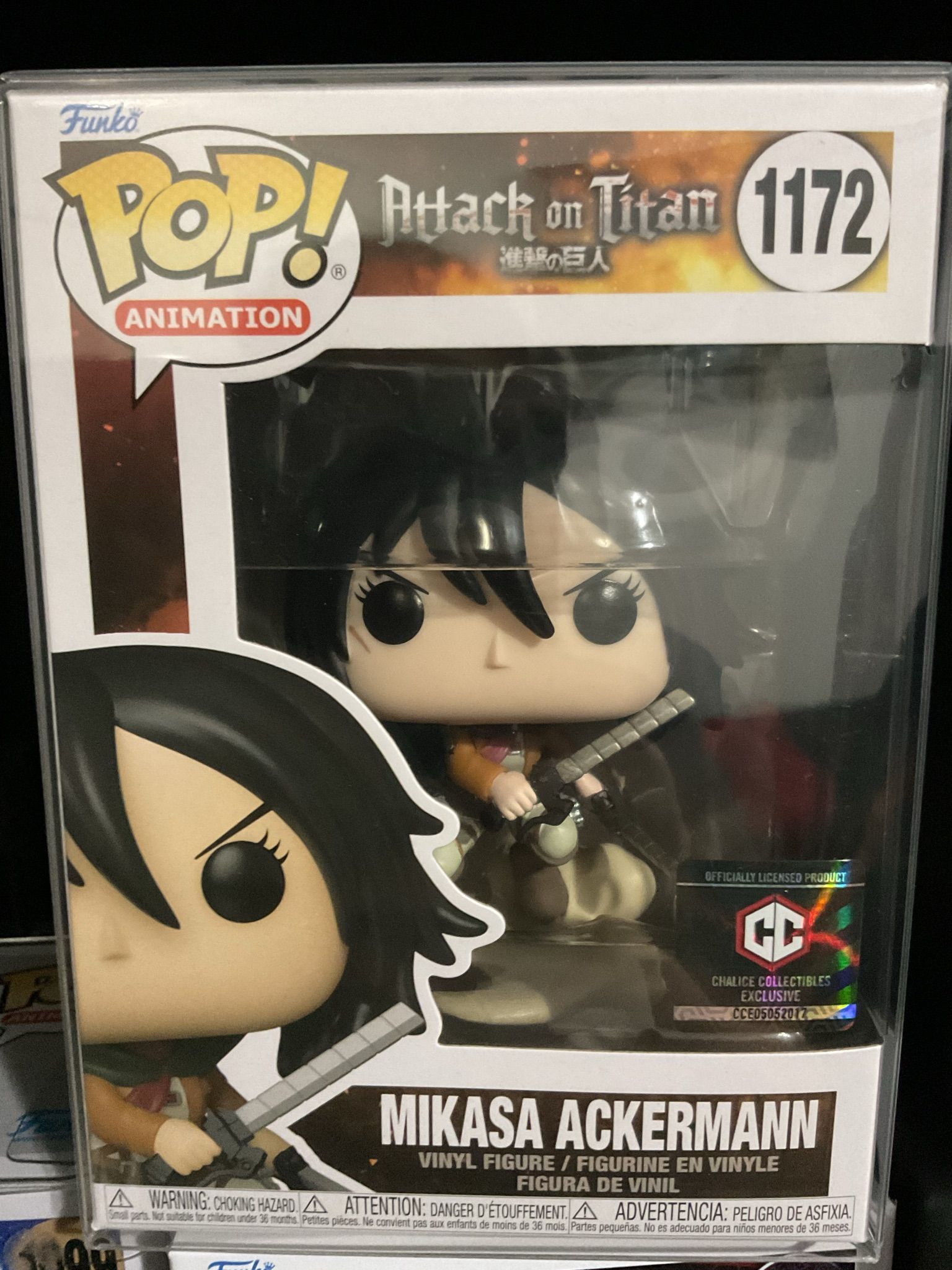 mikasa sex doll 30cm Anime Attack on Titan Mikasa Ackerman Figure Chair Adult Sexy Girl PVC  Action Figure Toys Model Collection Doll Kids Gifts Buy cheaply on Joom main image 0