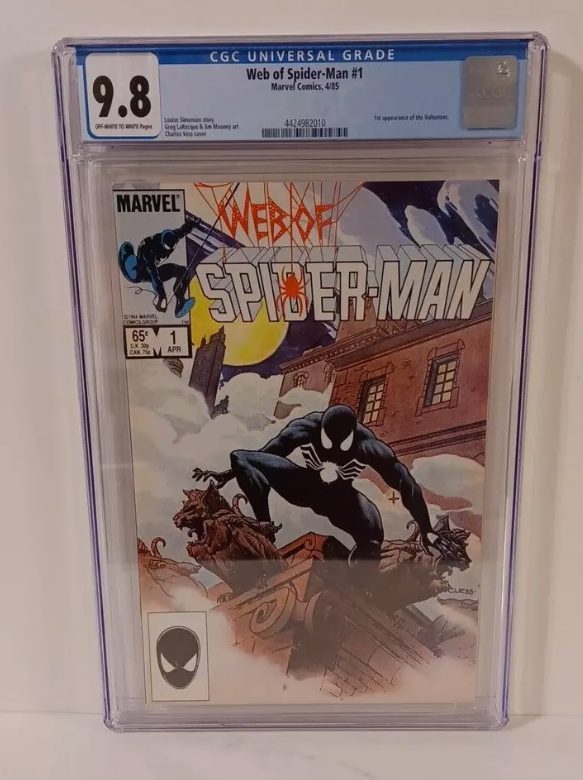アメコミリーフ Web of Spider-Man #1 CGC 9.8 Web of Spider