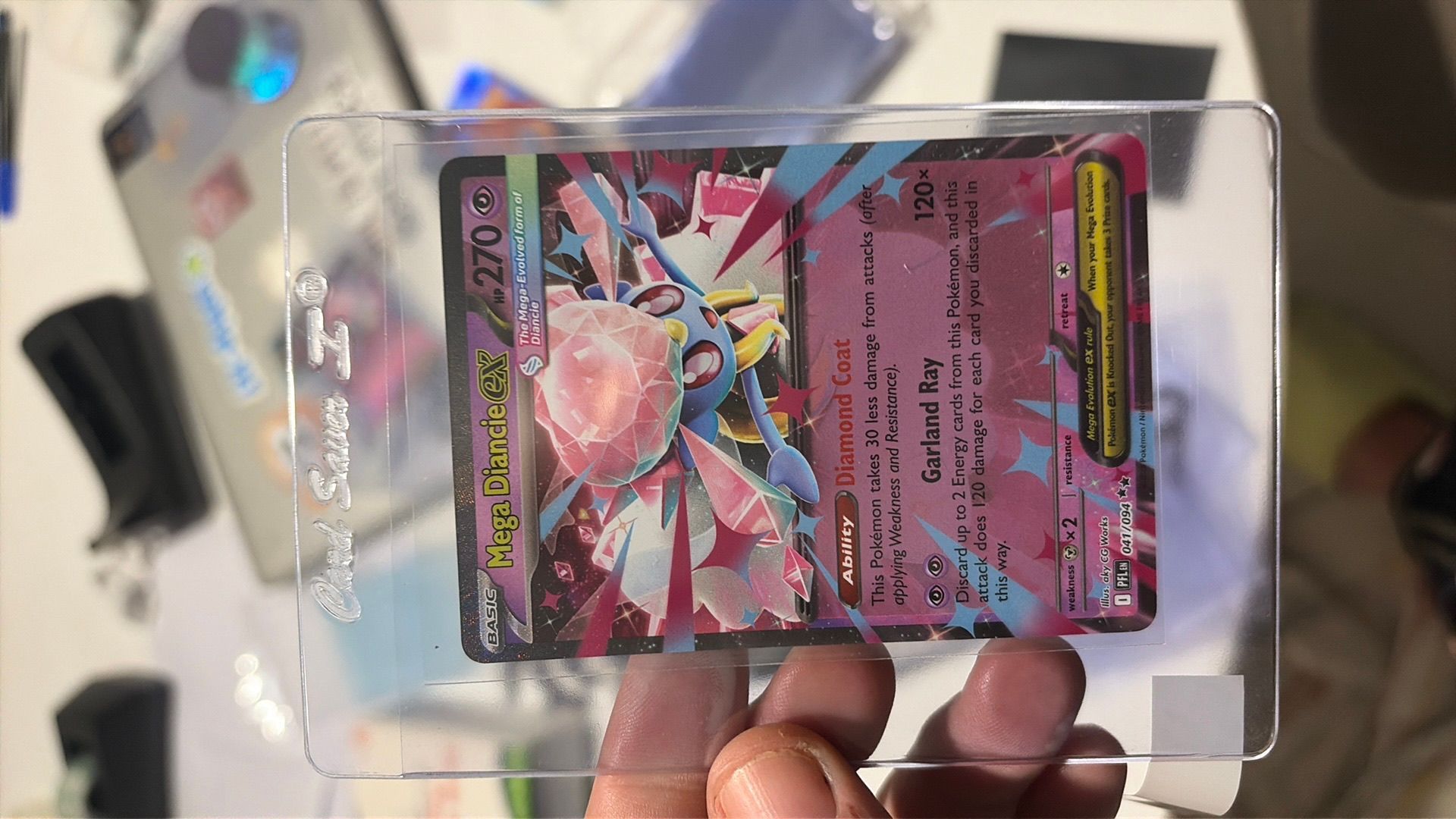 Mega Diancie ex 41 - ME02 Phantasmal Flames Holofoil Moderately Played